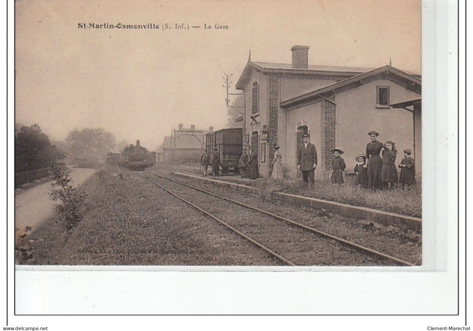 SAINT MARTIN OSMONVILLE - La Gare - Très Bon état - Altri & Non Classificati