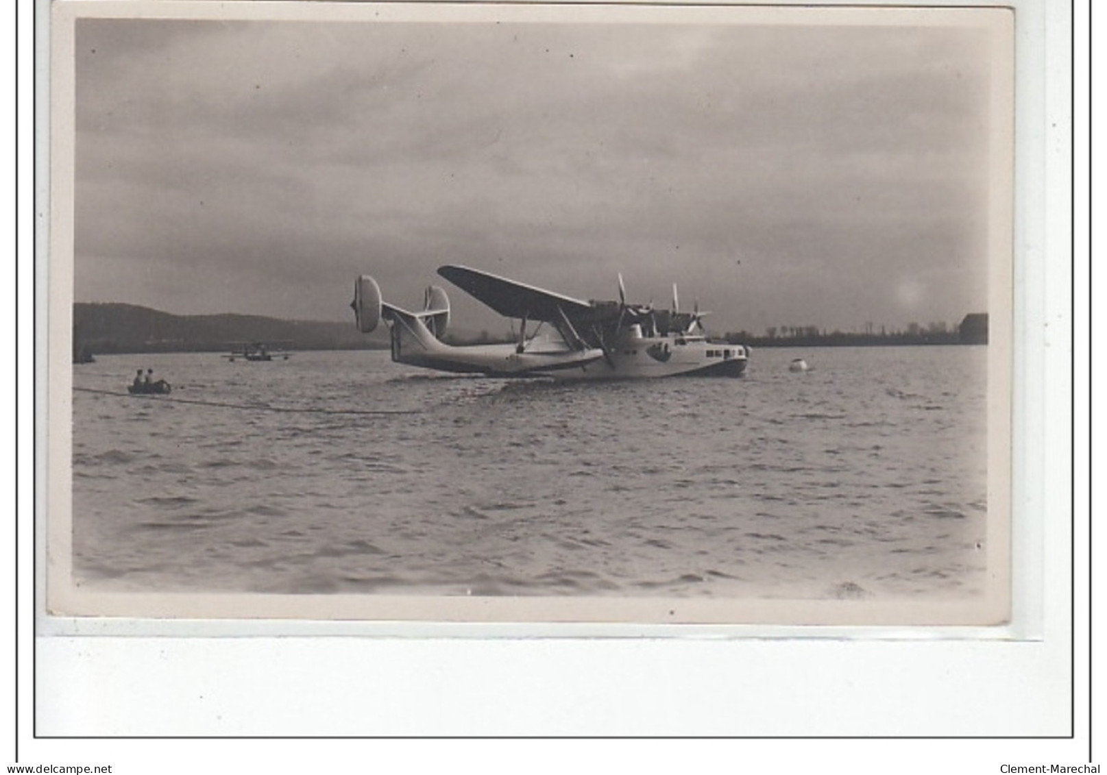 CAUDEBEC EN CAUX - CARTE PHOTO - HYDRAVION - Très Bon état - Caudebec-en-Caux