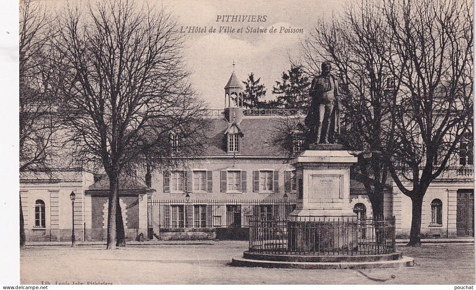 UR Nw-(45) PITHIVIERS - L'HOTEL DE VILLE ET STATUE DE POISSON - Pithiviers