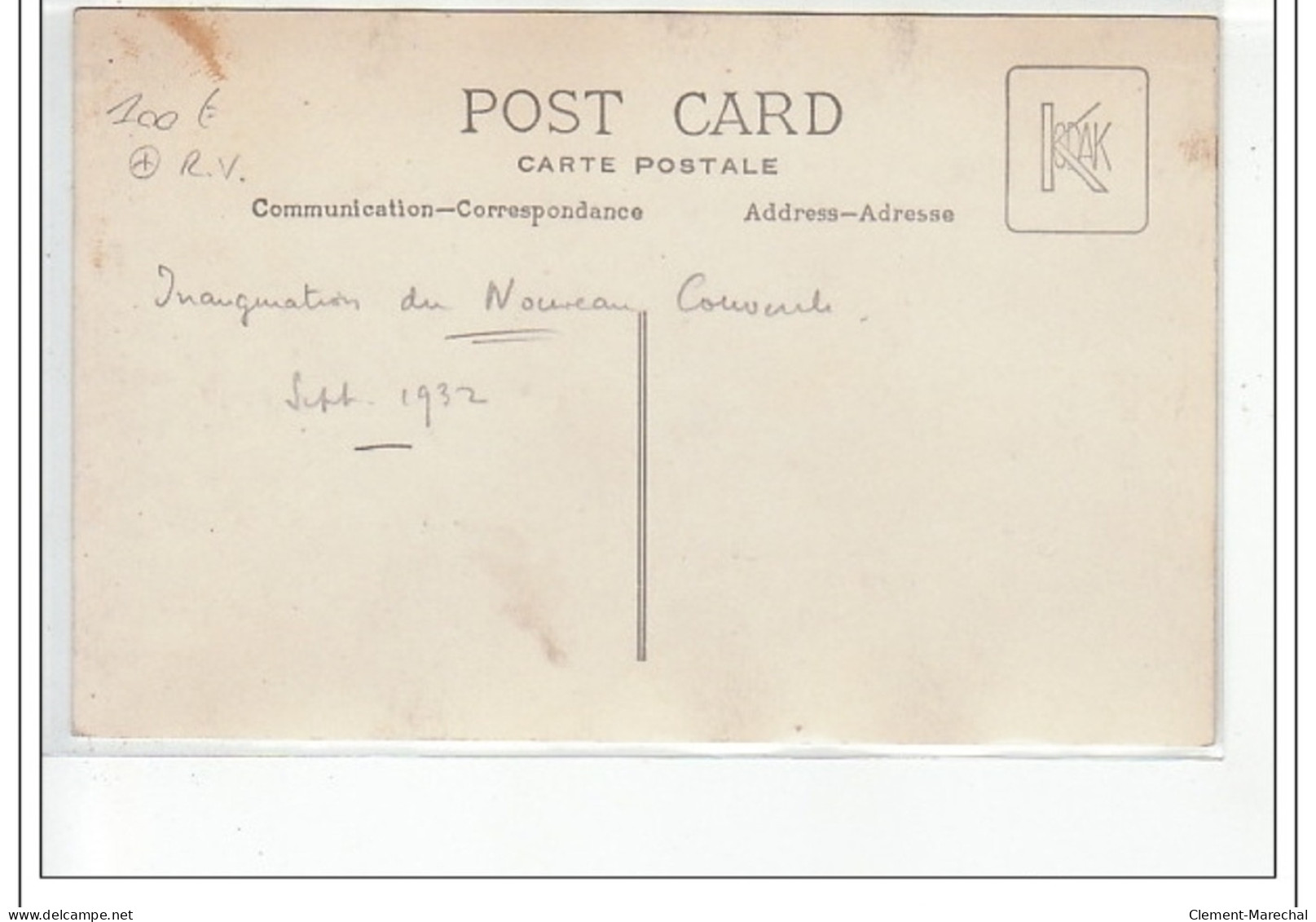 SAVOIE - CARTE PHOTO - 1932 - Très Bon état - Other & Unclassified