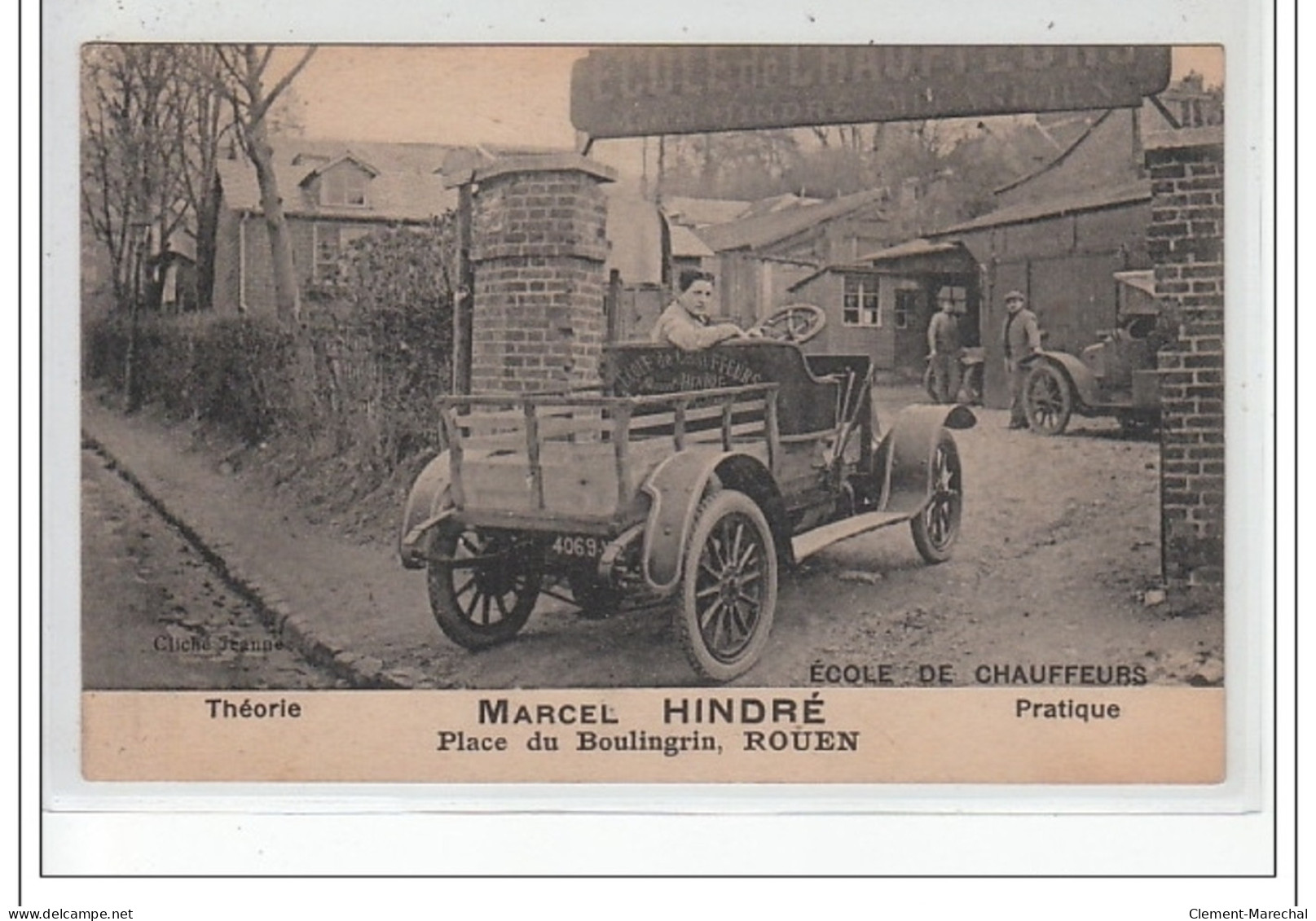 ROUEN - Marcel Hindré, école De Chauffeurs - Place Du Boulingrin - Très Bon état - Rouen