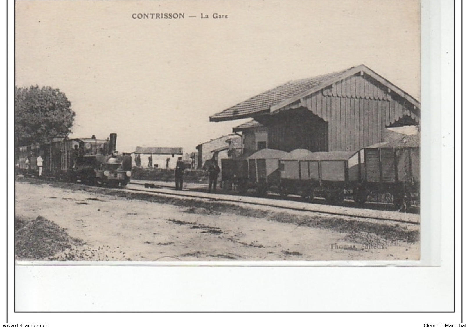 CONTRISSON - La Gare - Très Bon état - Other & Unclassified