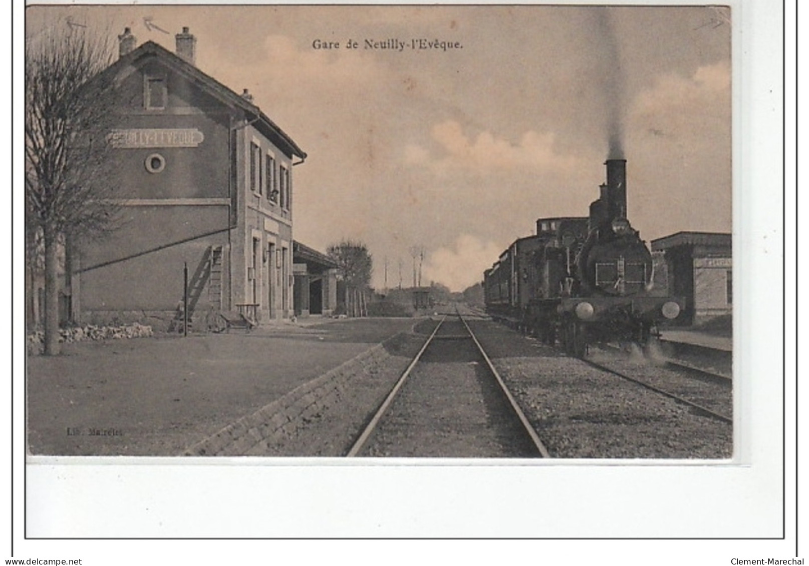 NEUILLY L'EVEQUE - Gare- état - Neuilly L'Eveque