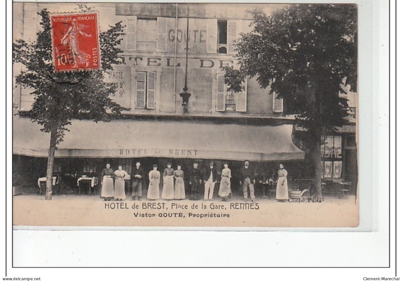 RENNES - Hôtel De Brest - Place De La Gare - Très Bon état - Rennes