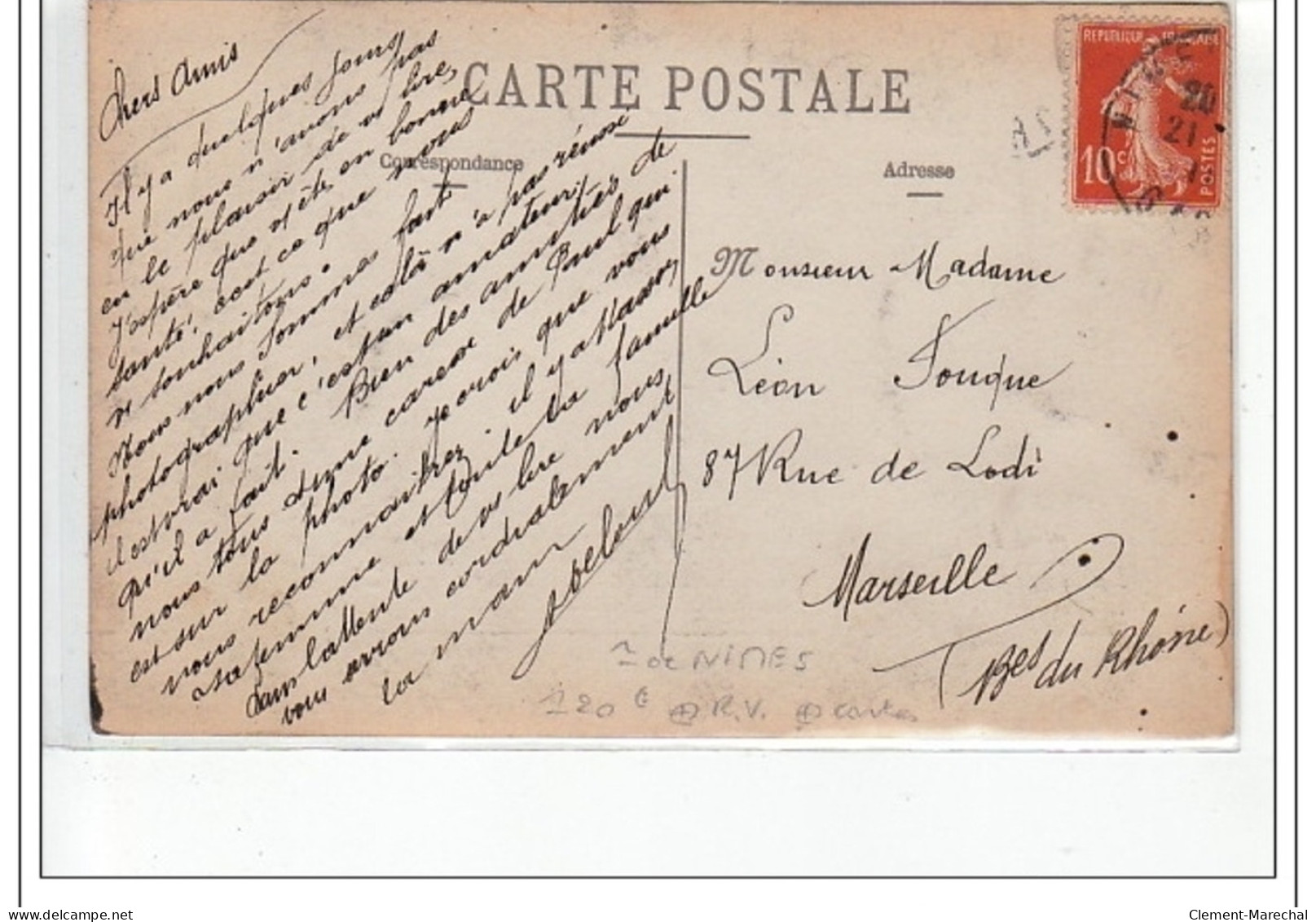 NÎMES - """"Lou Mazet"""" - CARTE PHOTO - CARTES - Très Bon état - Nîmes