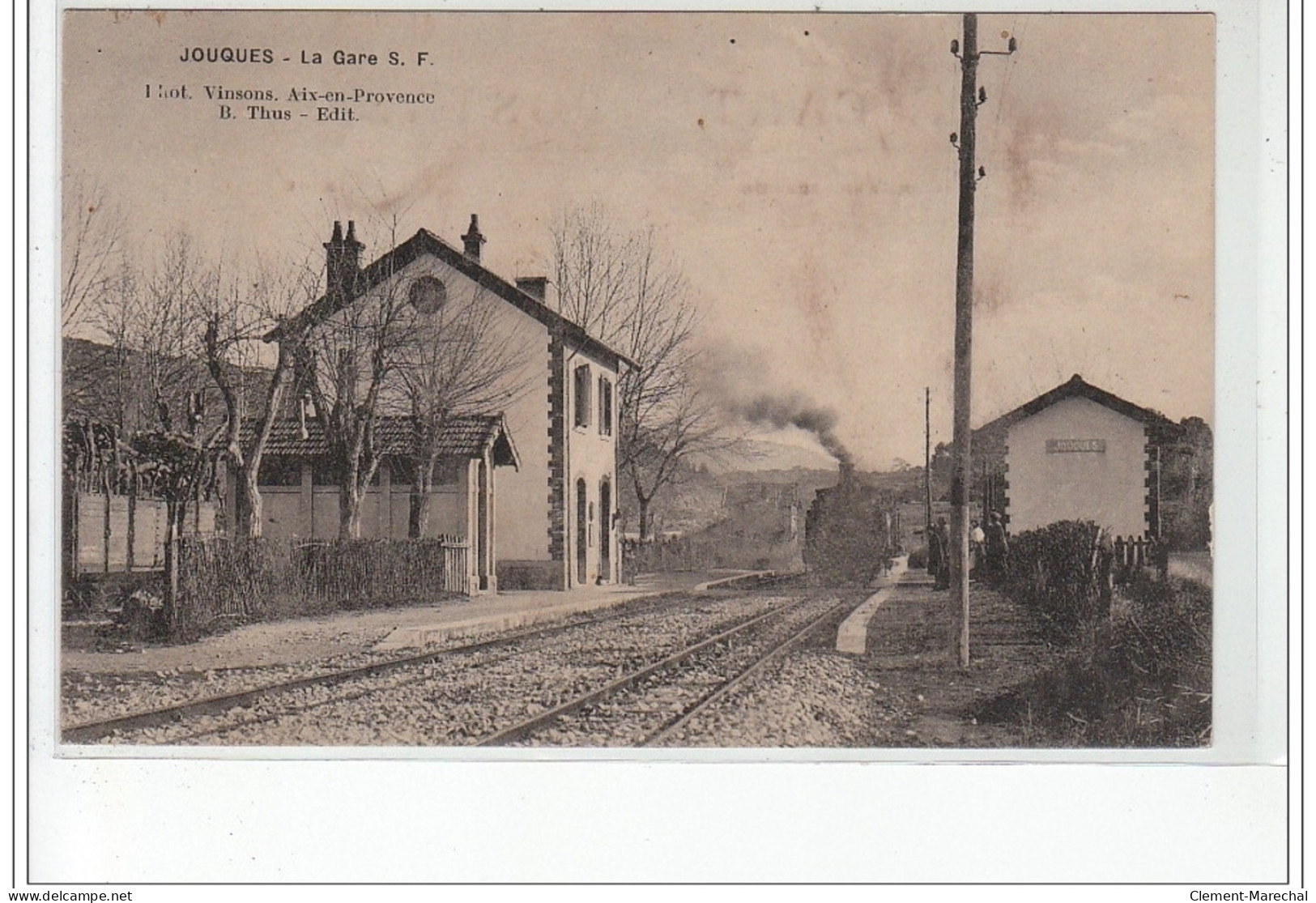 JOUQUES : La Gare - Très Bon état - Other & Unclassified