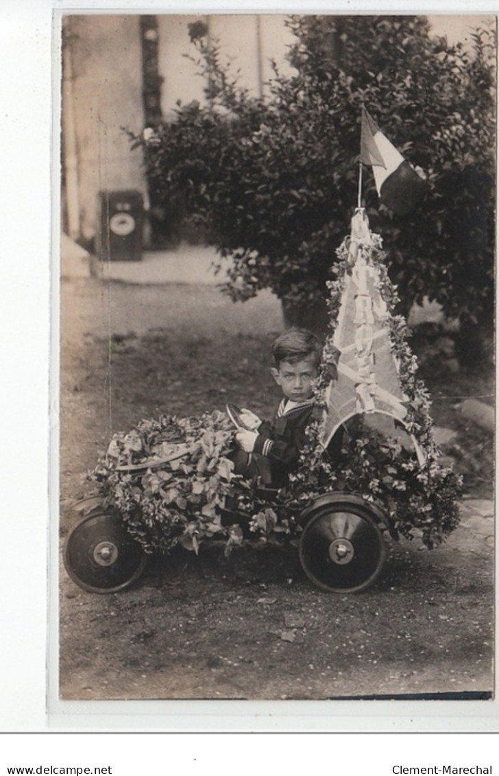 SAINT GERAND LE PUY : Carte Photo De La Fête Du Printemps Et De La Kermesse Vers 1930 (auto CITROEN) - Très Bon état - Other & Unclassified