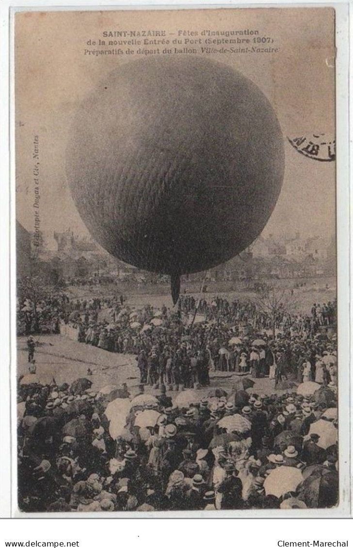 SAINT NAZAIRE : Le Ballon Rond - Très Bon état (timbre Décollé Au Recto) - Saint Nazaire