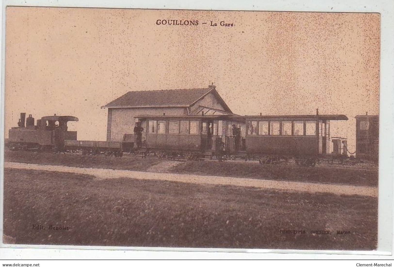 GOUILLONS : La Gare (combier) - Très Bon état - Otros & Sin Clasificación