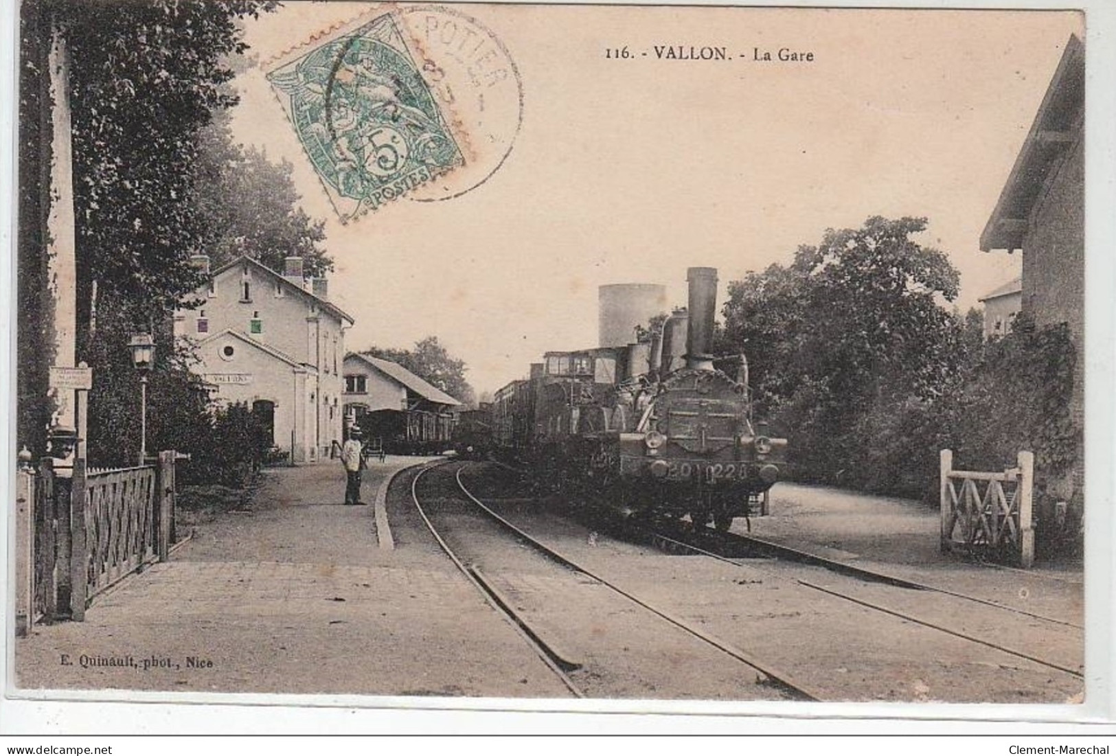 VALLON : La Gare - Très Bon état - Other & Unclassified