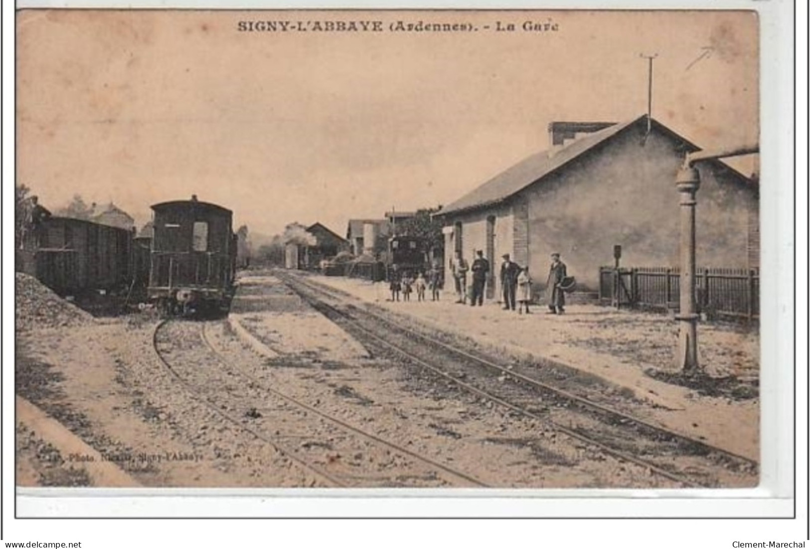 SIGNY L'ABBAYE - La Gare - état - Other & Unclassified