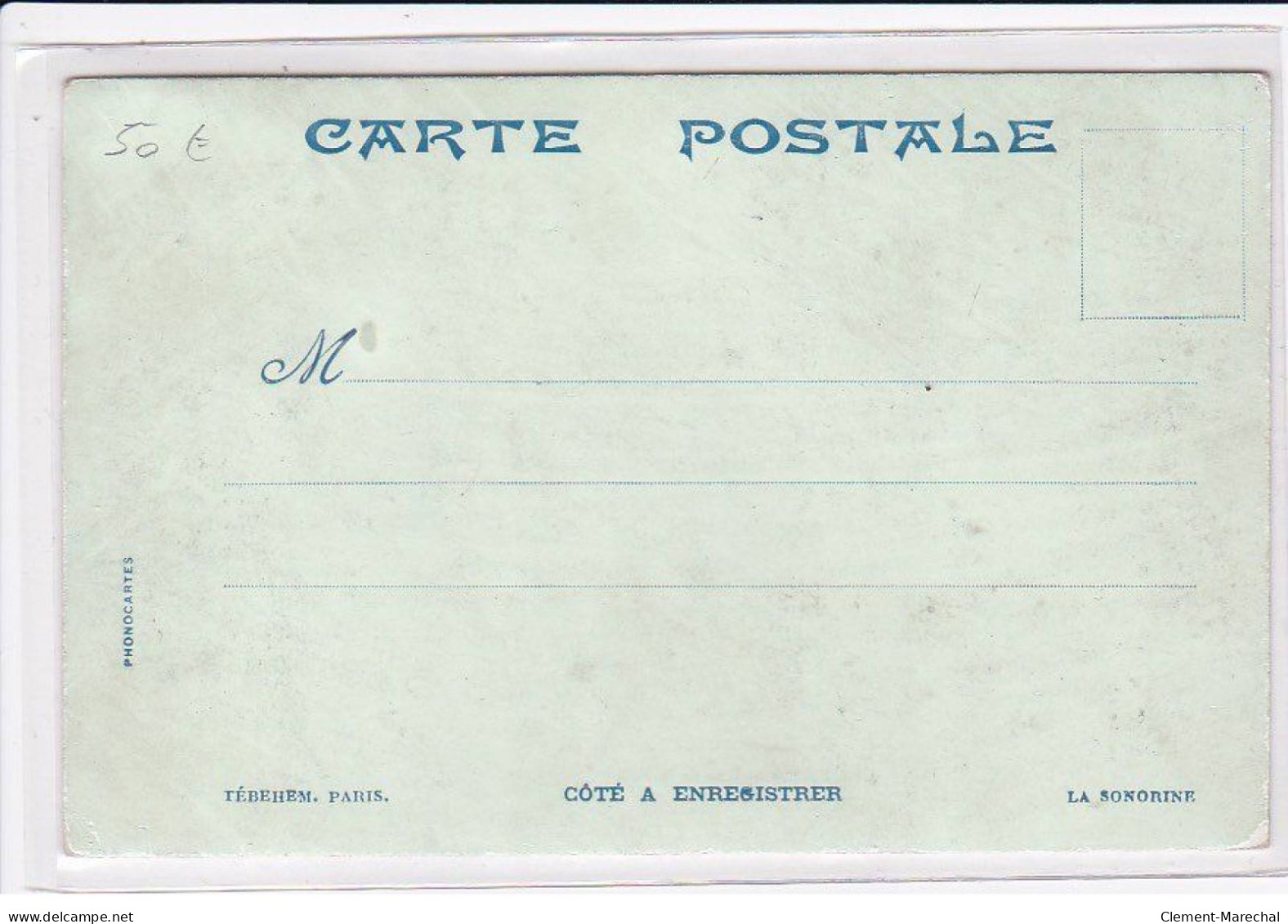 SYSTEME : Paris, Rue De La Paix - Sonorine (mechanical) - Très Bon état - Cartoline Con Meccanismi