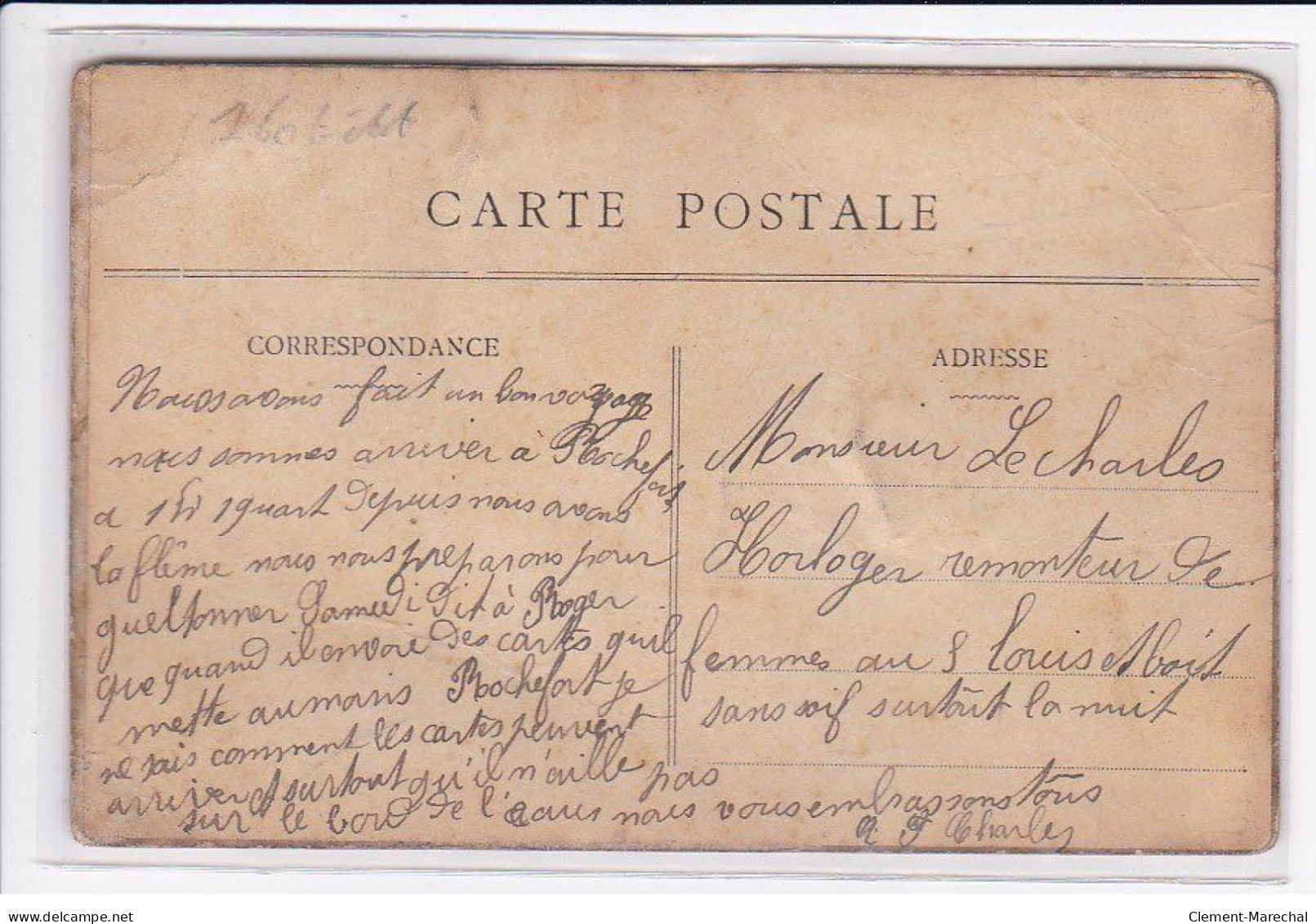 SYSTEME : Femme (Mademoiselle 5 Louis D'Or) (nus - Prostitution) (mechanical) - état - Cartoline Con Meccanismi