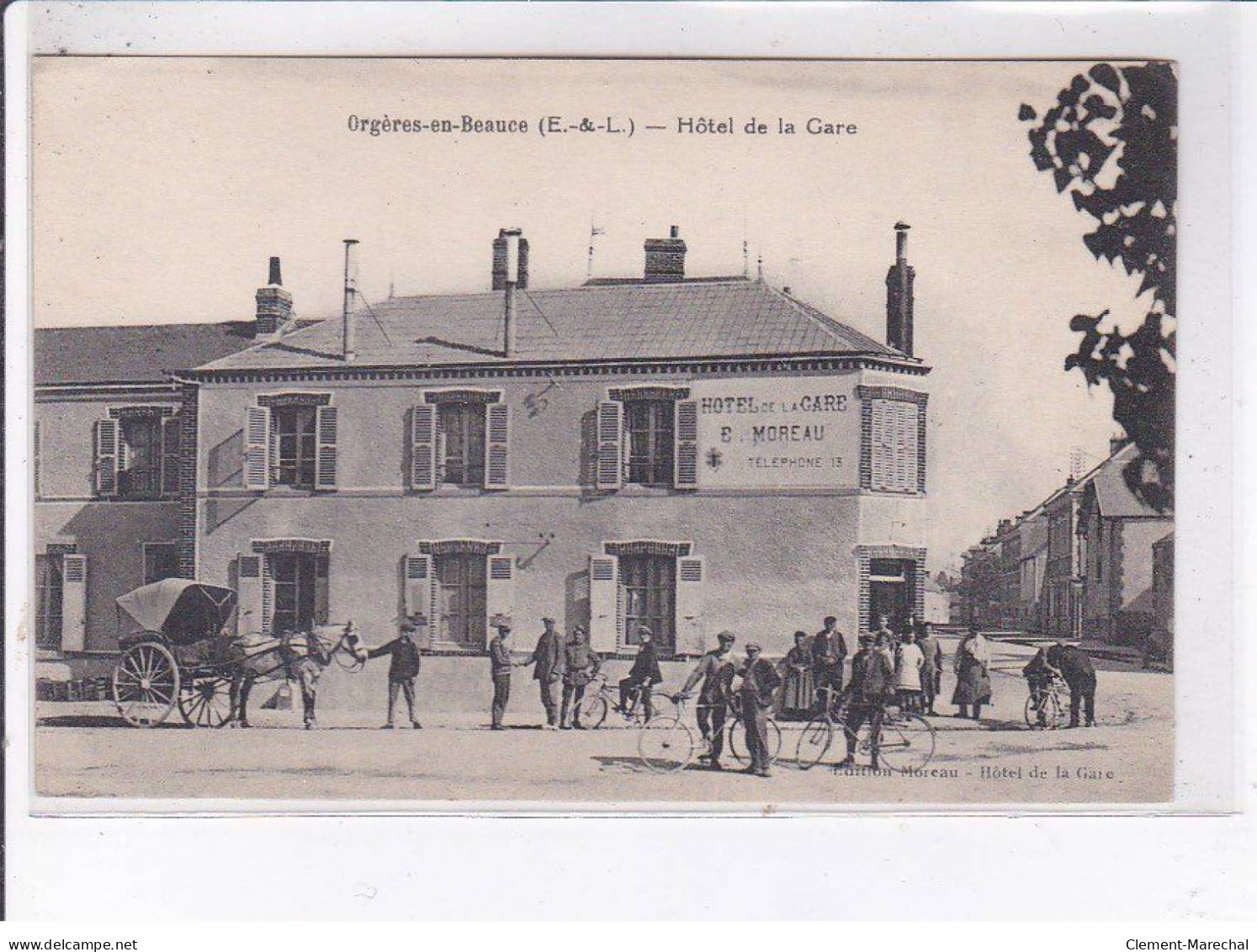 ORGERES-en-BEAUCE: Hôtel De La Gare - Très Bon état - Other & Unclassified
