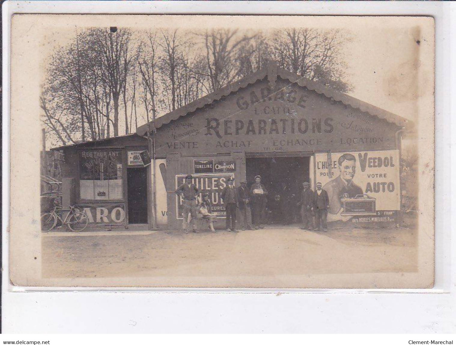 RIS-ORANGIS: Garage L. Catté, Réparation, Automobile - Très Bon état - Ris Orangis