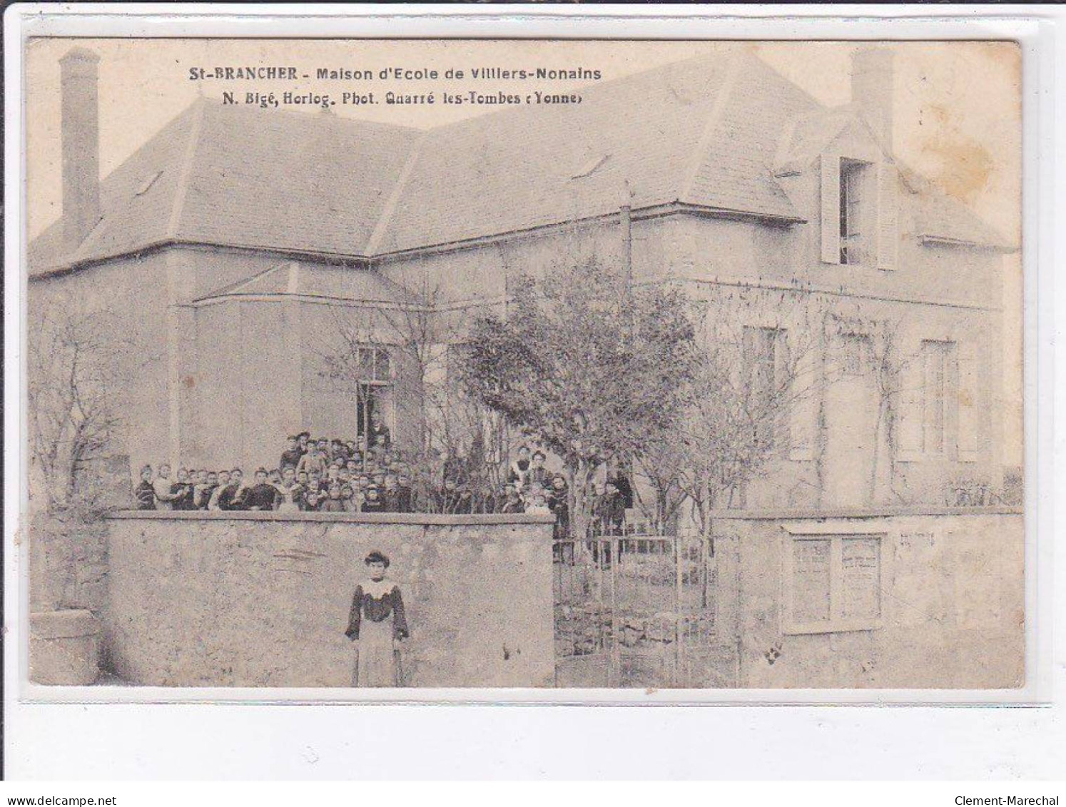 SAINT-BRANCHER: Maison D'école De Villiers-nonains - Très Bon état - Autres & Non Classés