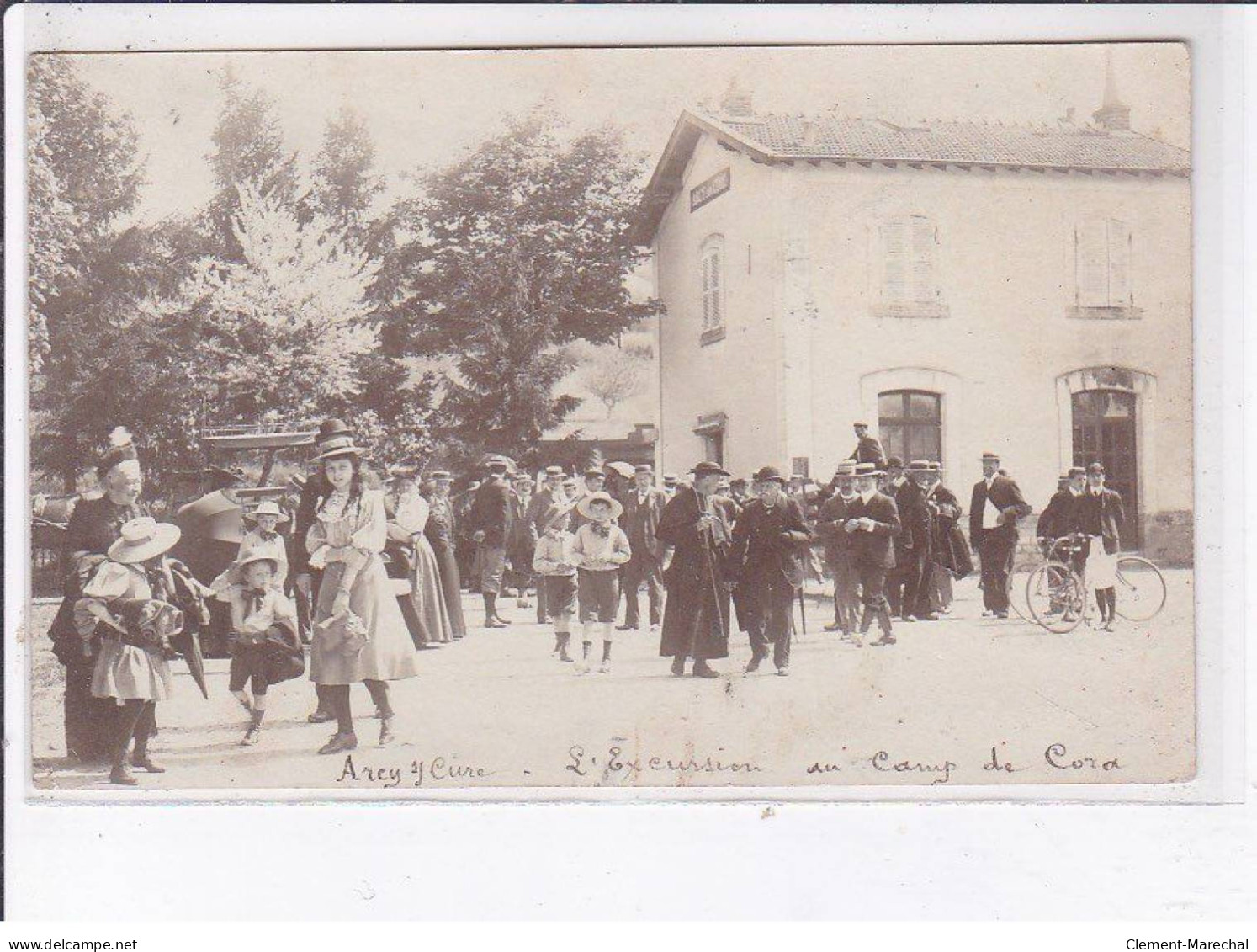 ARCY-sur-CURE: L'excursion Au Camp De Cora, Gare - Très Bon état - Autres & Non Classés