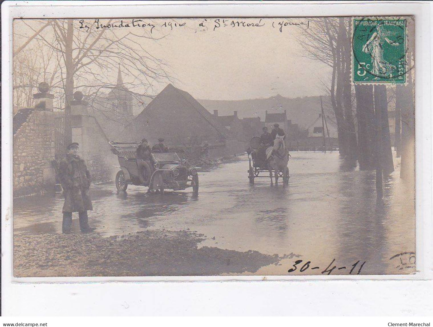 SAINT-MORE: Inondation 1910 - Très Bon état - Autres & Non Classés