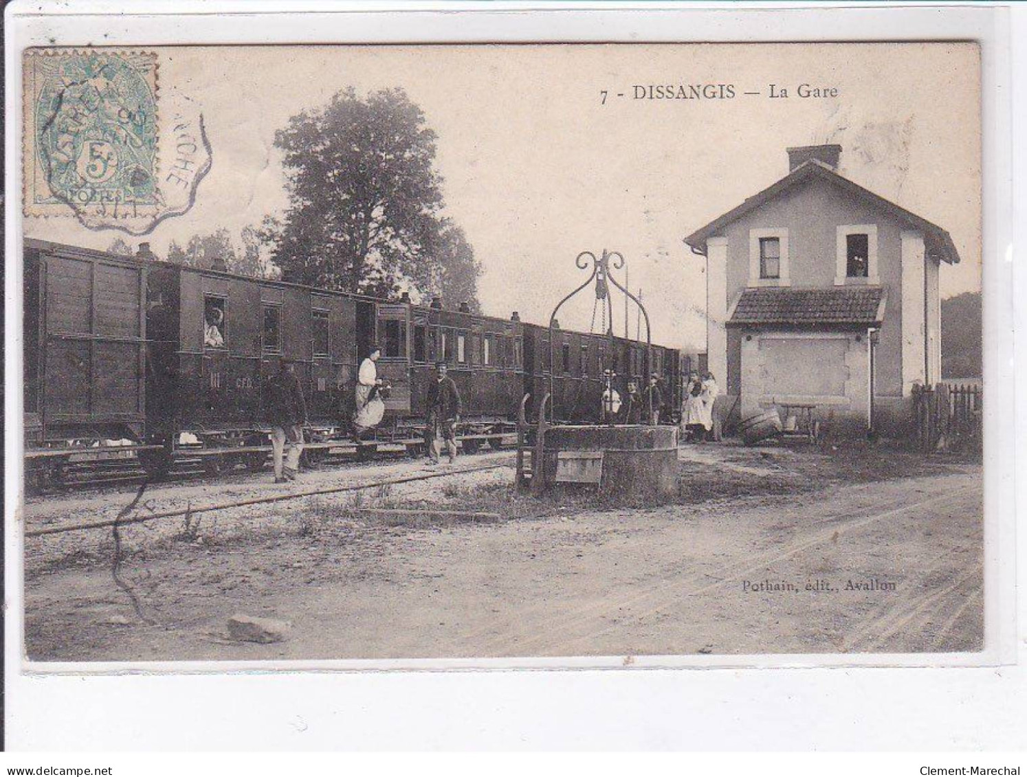 DISSANGIS: La Gare - Très Bon état - Autres & Non Classés