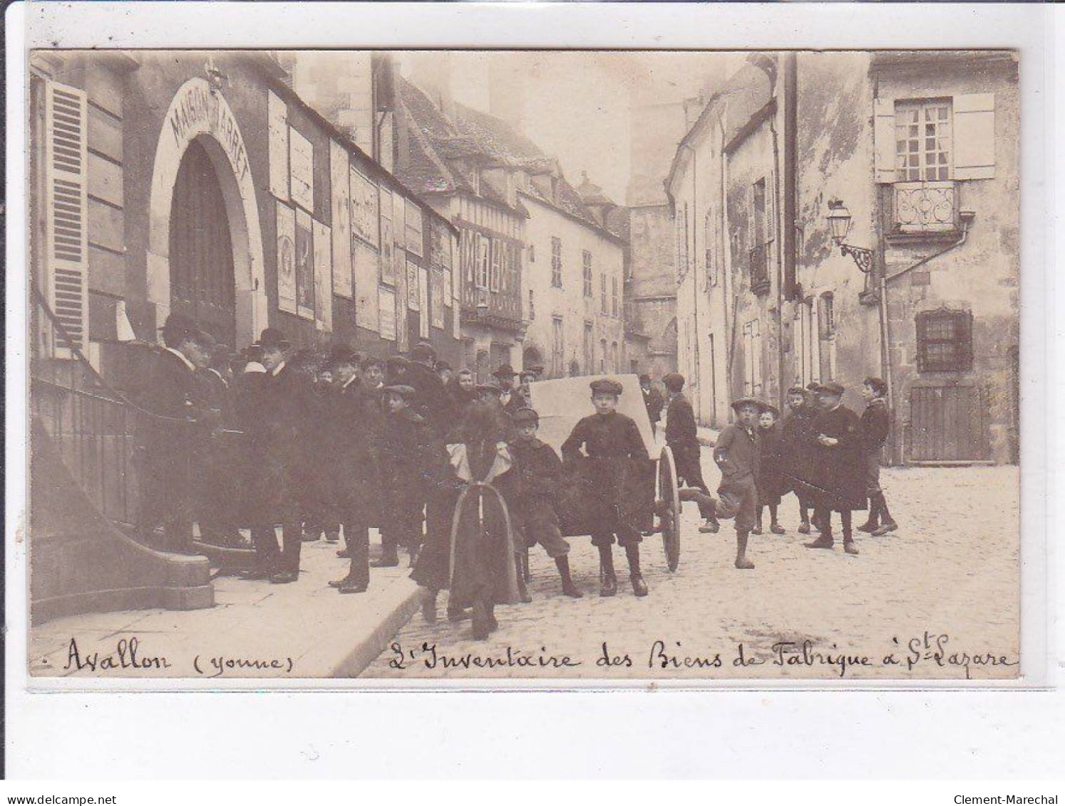 AVALLON: Inventaire Des Biens De Fabrique à Saint-lazare - Très Bon état - Avallon