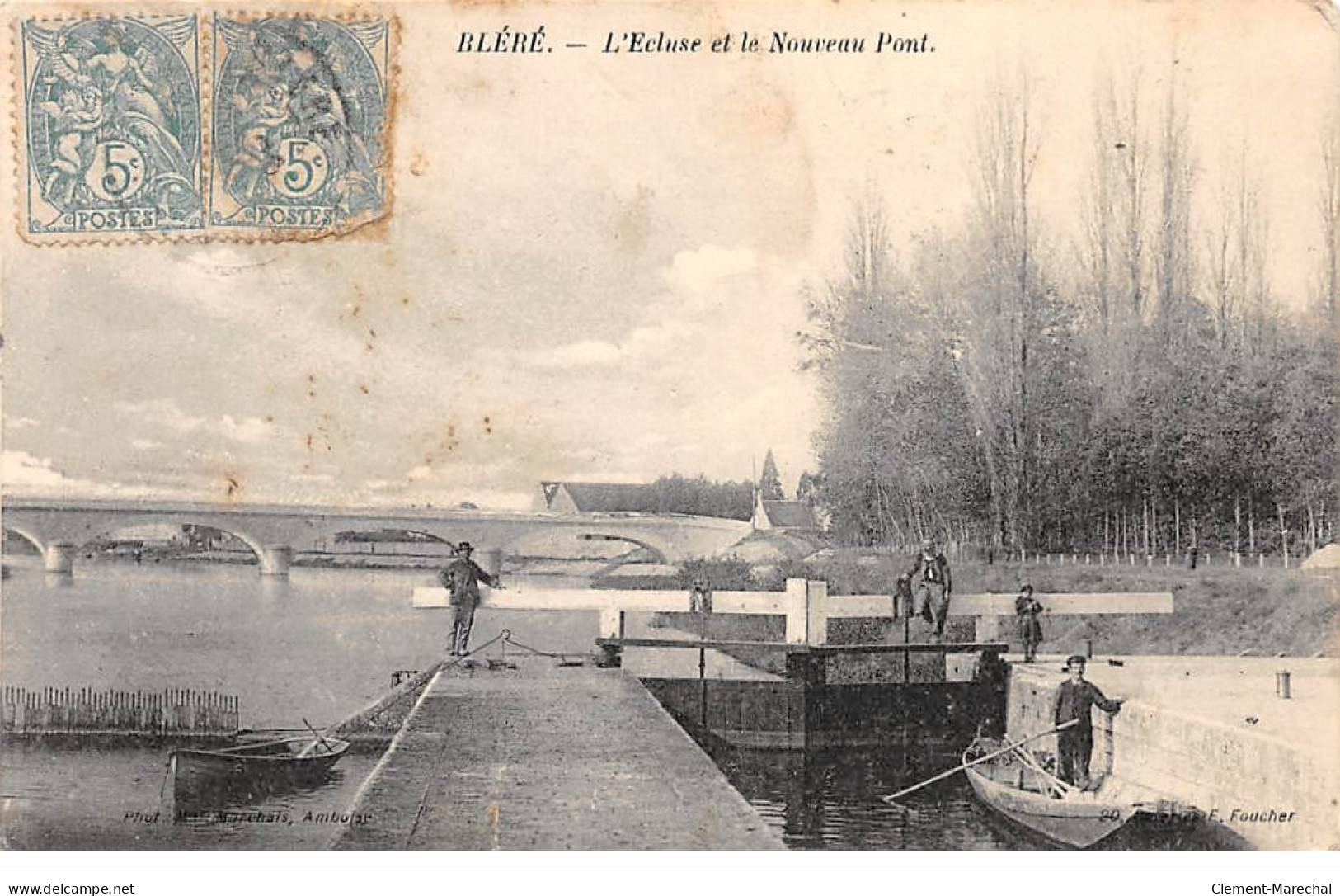 BLERE - L'Ecluse Et Le Nouveau Pont - Très Bon état - Bléré