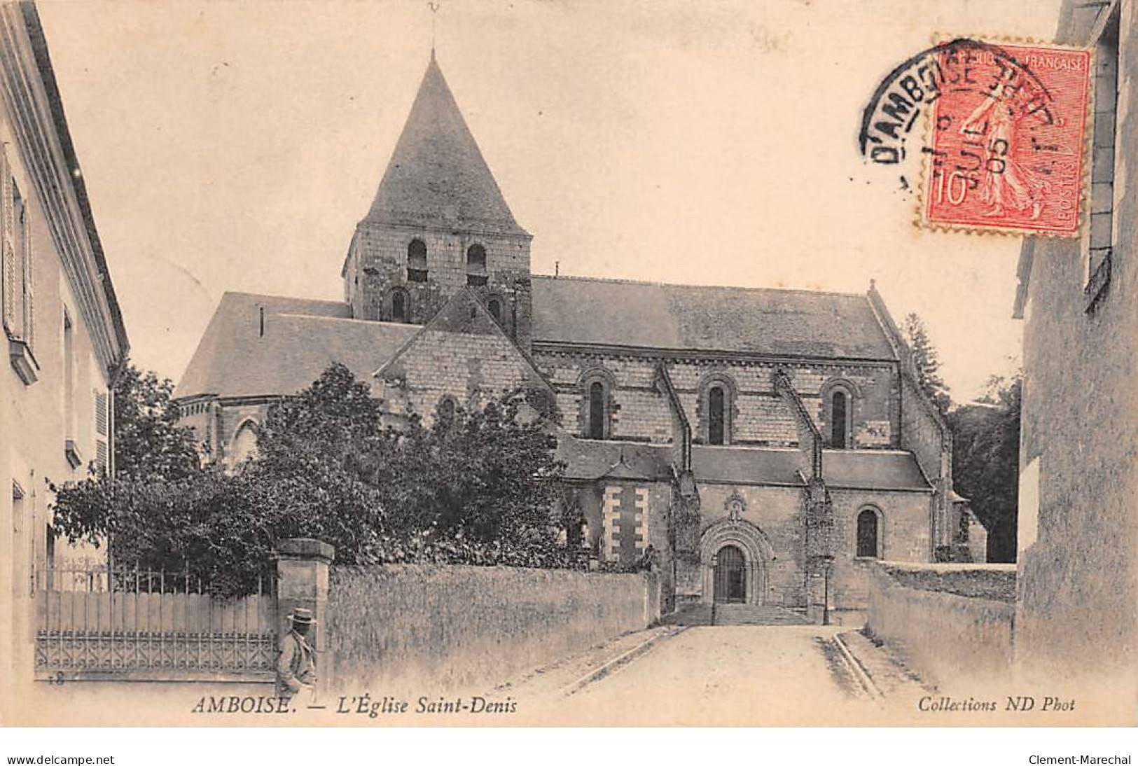 AMBOISE - L'Eglise Saint Denis - Très Bon état - Amboise