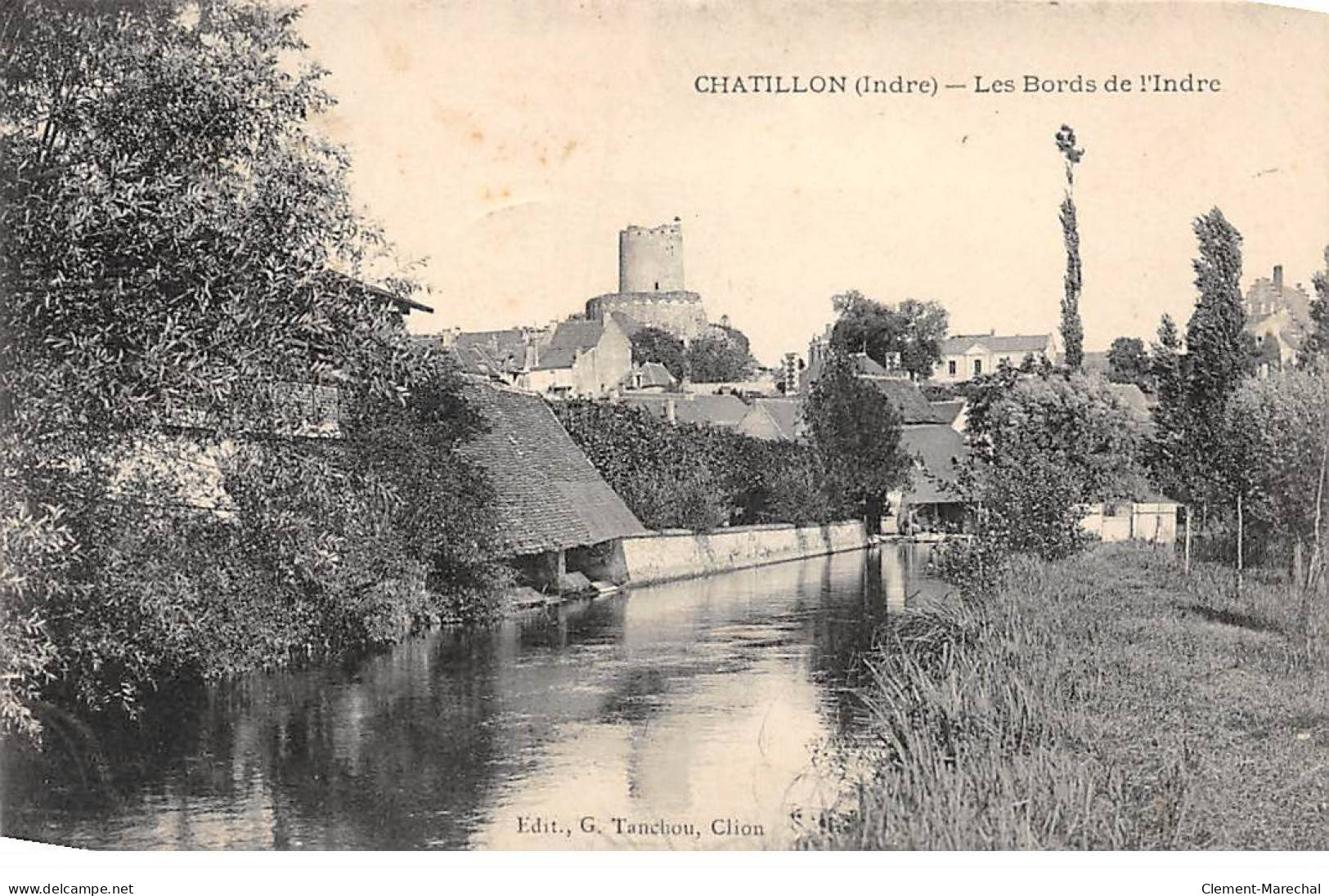 CHATILLON - Les Bords De L'Indre - état - Other & Unclassified