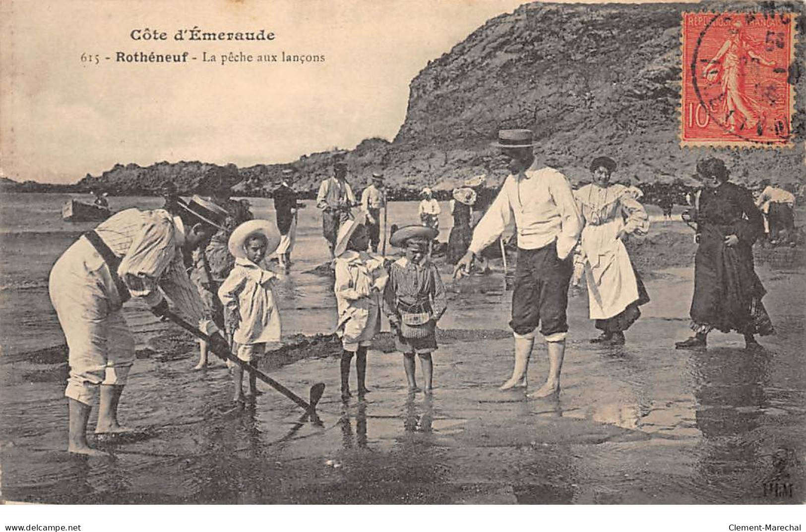 ROTHENEUF - La Pêche Aux Lançons - Très Bon état - Rotheneuf