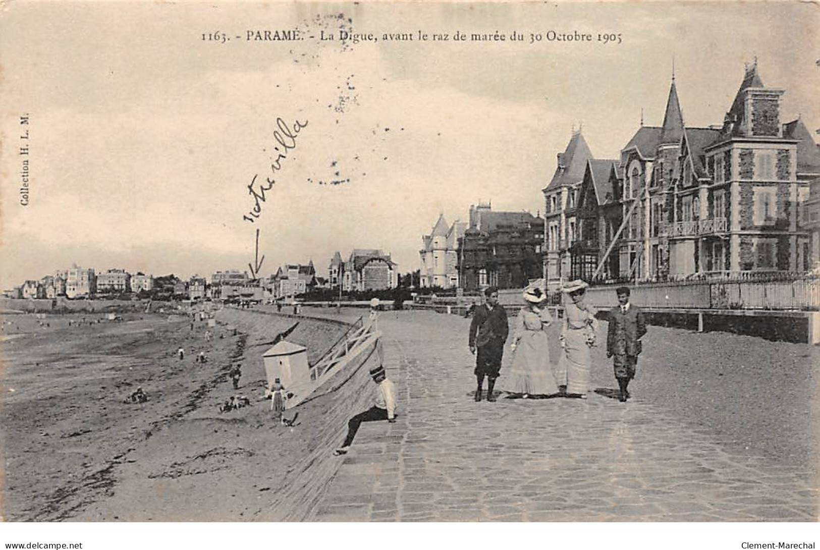 PARAME - La Digue, Avant Le Raz De Marée Du 30 Octobre 1905 - Très Bon état - Parame