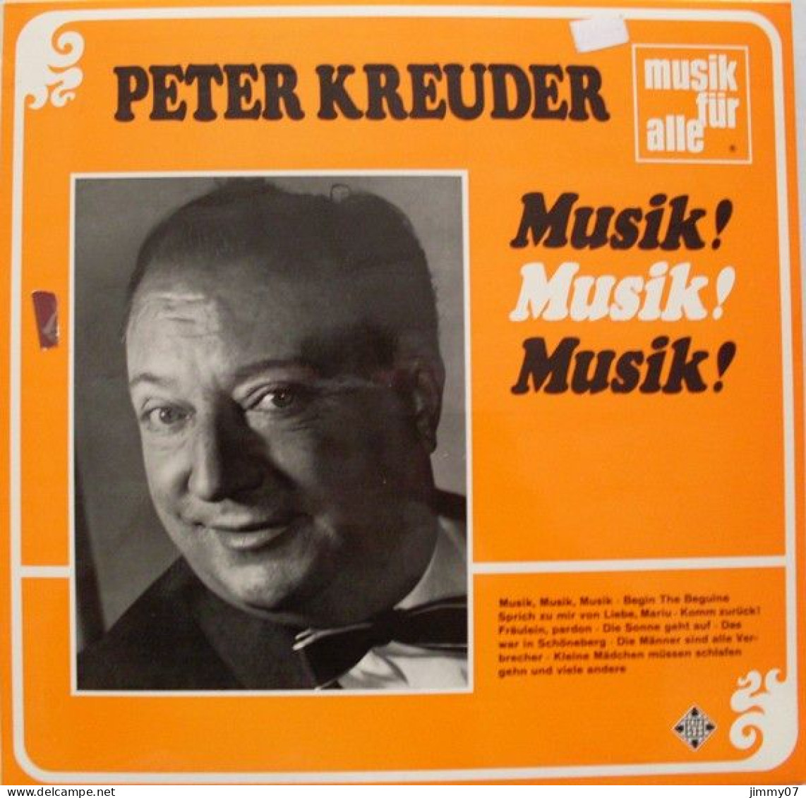Peter Kreuder - Musik! Musik! Musik! (LP, Album) - Classica
