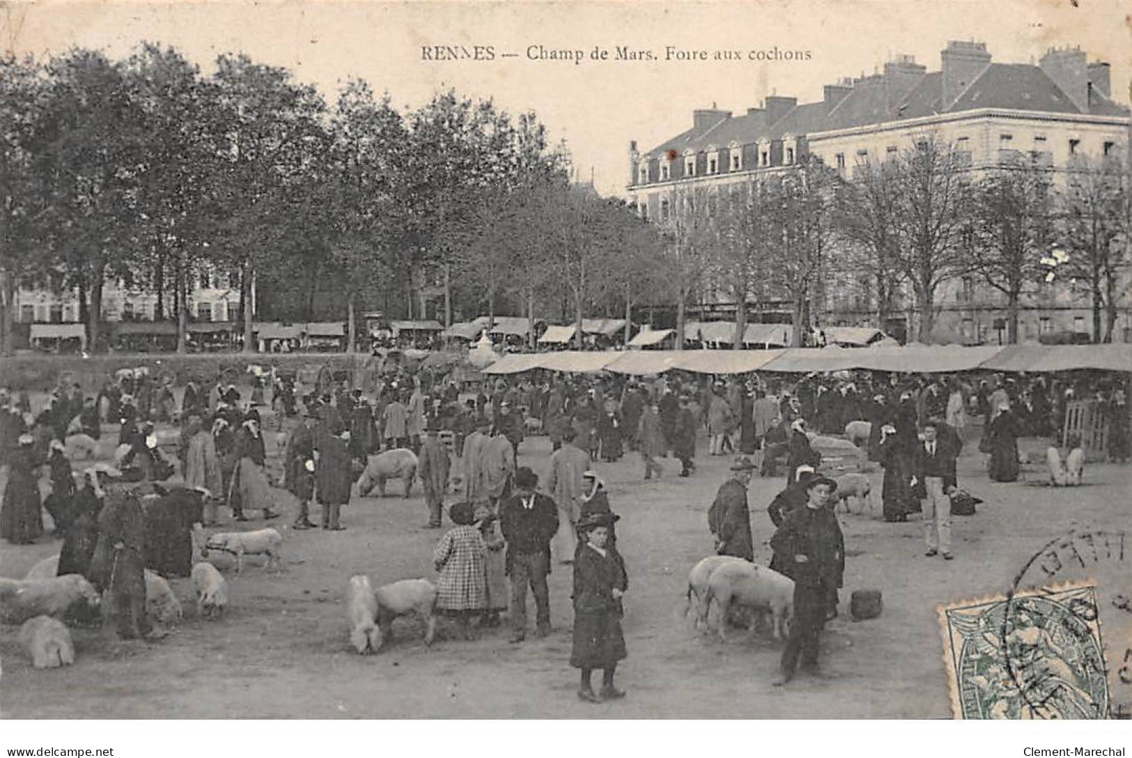 RENNES - Champ De Mars - Foire Aux Cochons - Très Bon état - Rennes