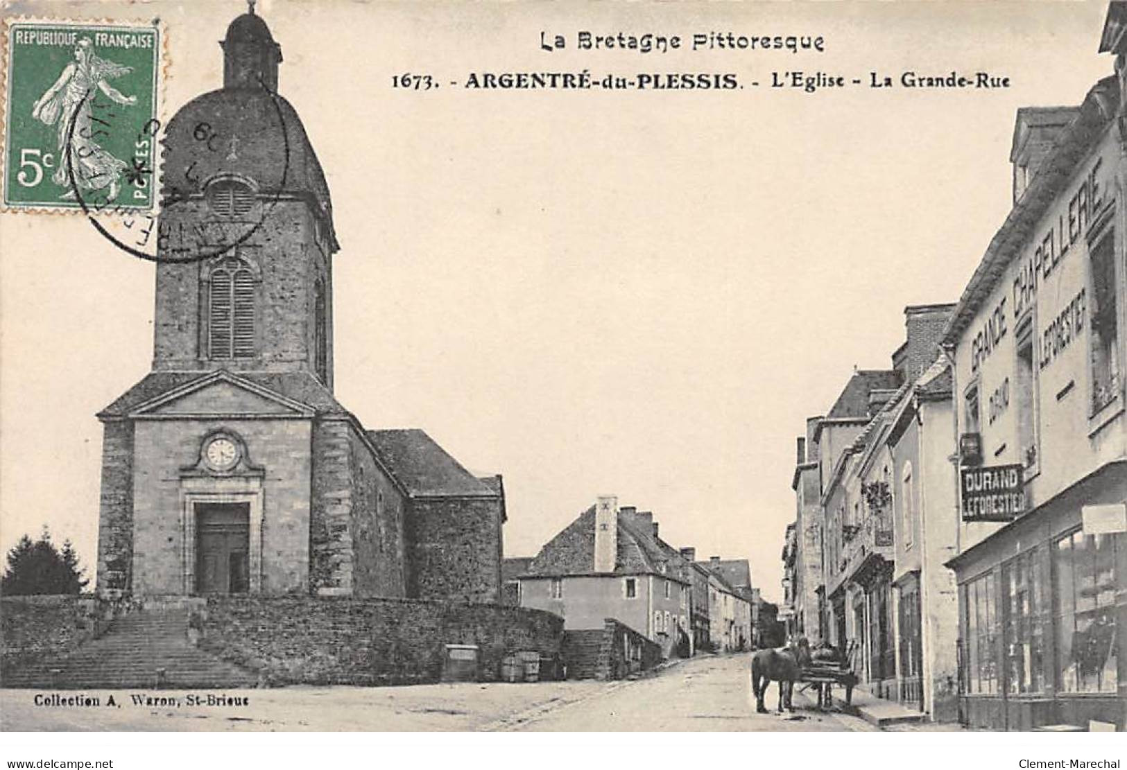 ARGENTRE DU PLESSIS - L'Eglise - La Grande Rue - Très Bon état - Sonstige & Ohne Zuordnung