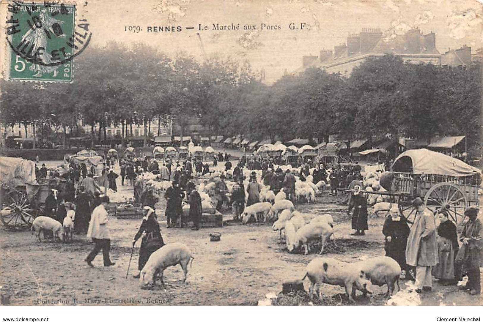 RENNES - Le Marché Aux Porcs - état - Rennes