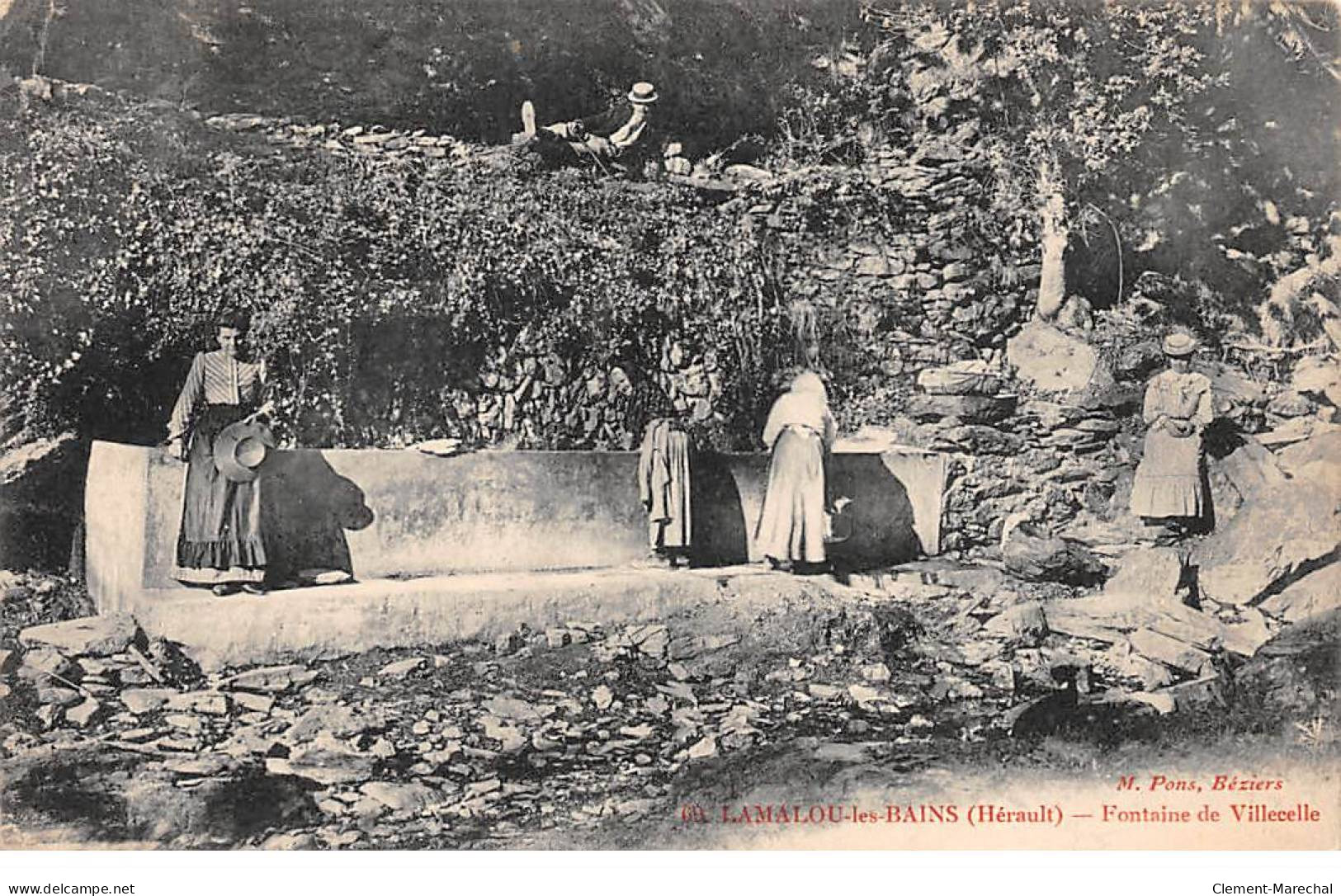 LAMALOU LES BAINS - Fontaine De Villecelle - état - Lamalou Les Bains