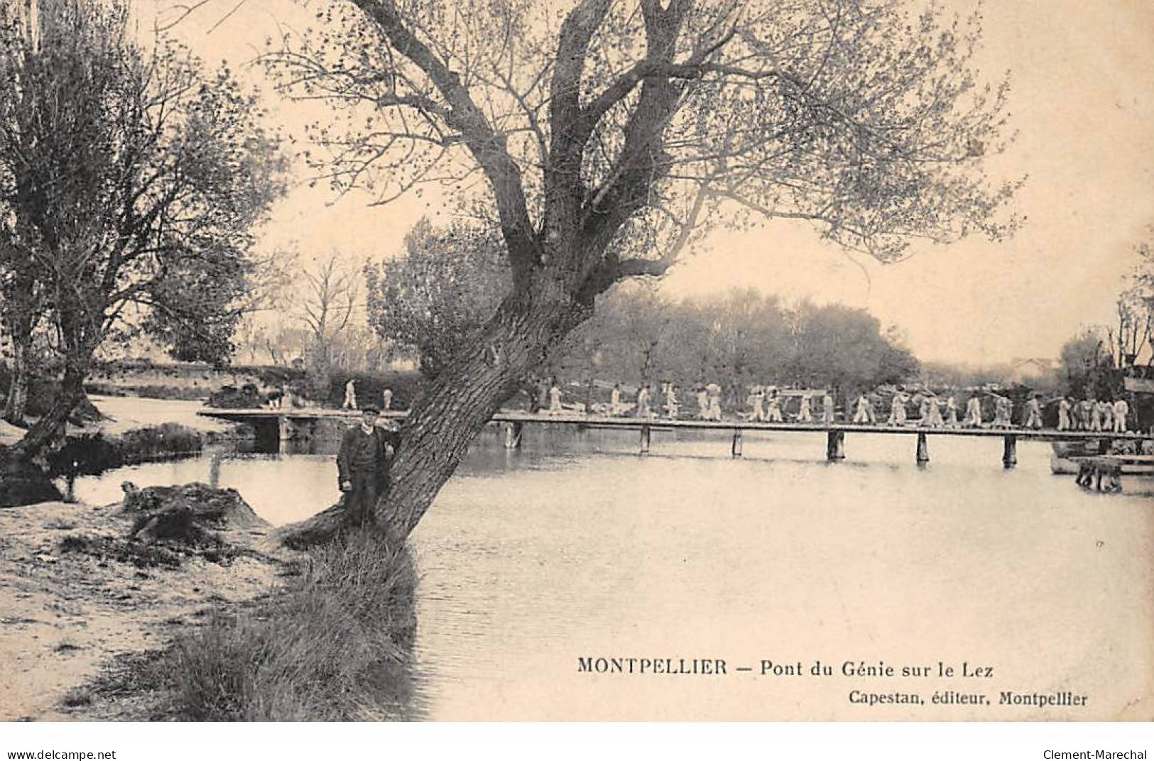 MONTPELLIER - Pont Du Génie Sur Le Lez - Très Bon état - Montpellier