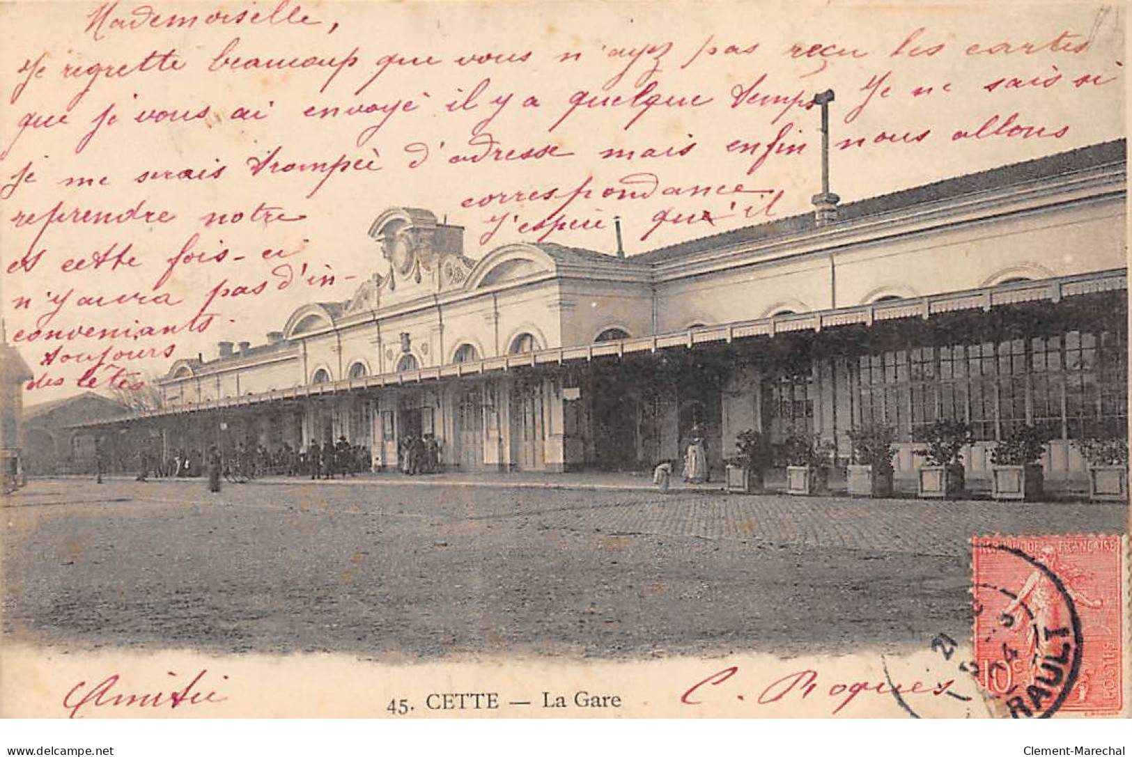 CETTE - La Gare - Très Bon état - Sete (Cette)