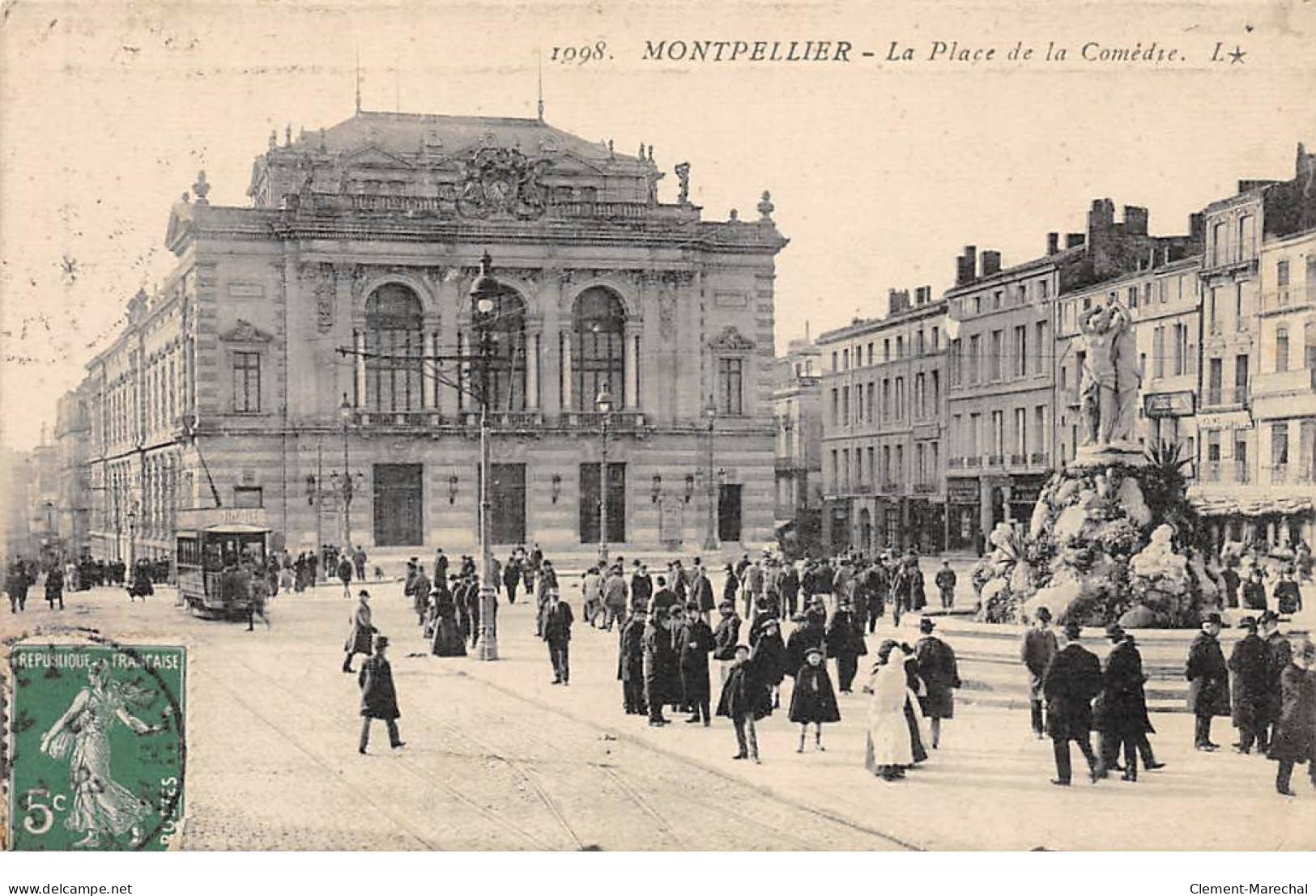 MONTPELLIER - La Place De La Comédie - Très Bon état - Montpellier