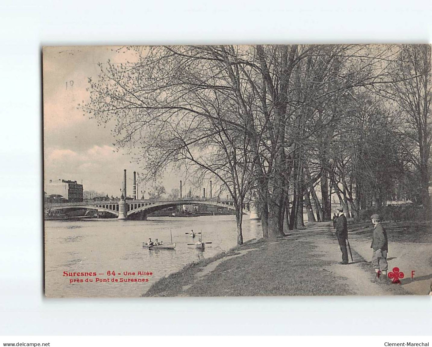 SURESNES : Une Allée, Près Du Pont De Suresnes - état - Suresnes