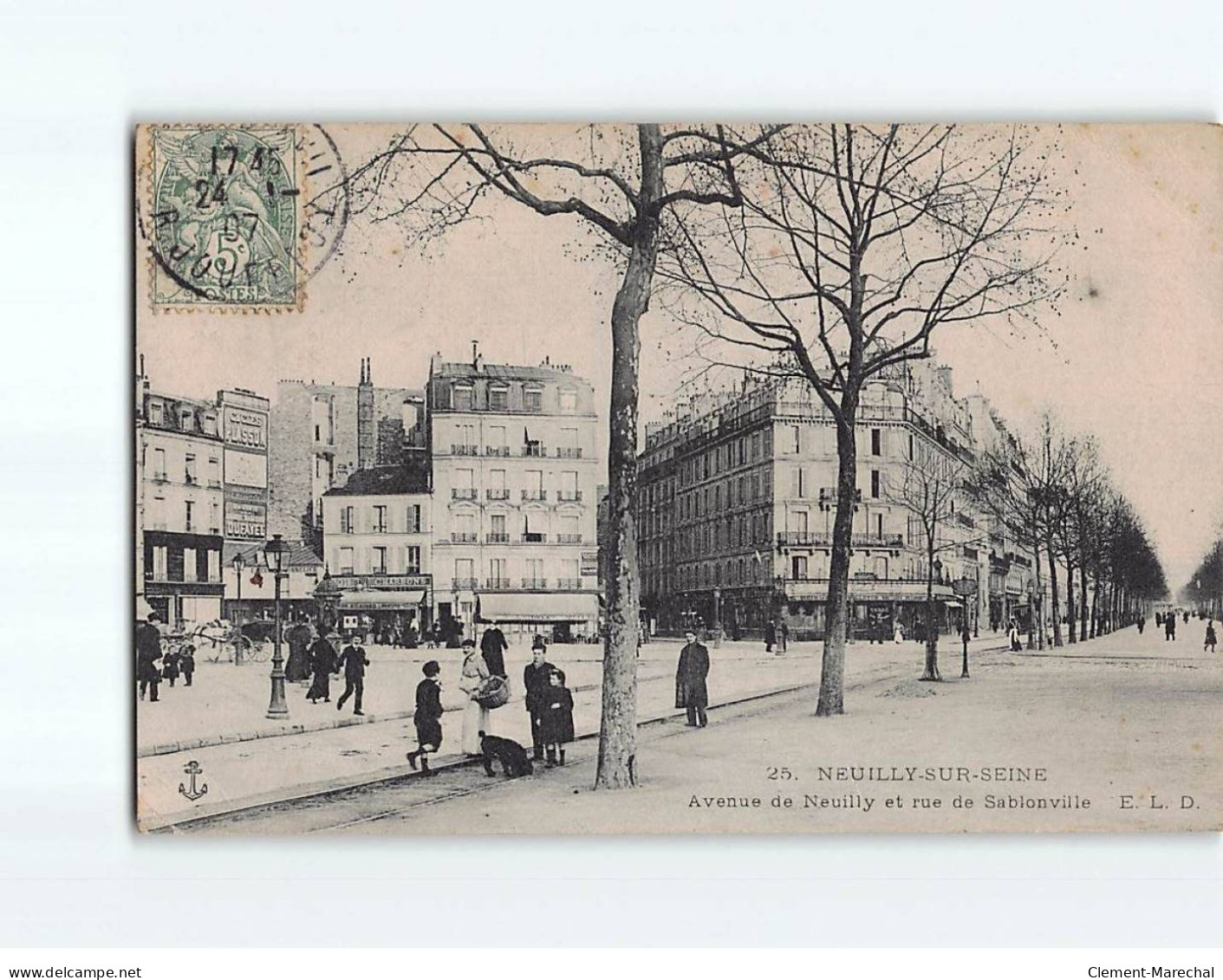 NEUILLY SUR SEINE : Avenue De Neuilly Et Rue De Sablonville - état - Neuilly Sur Seine
