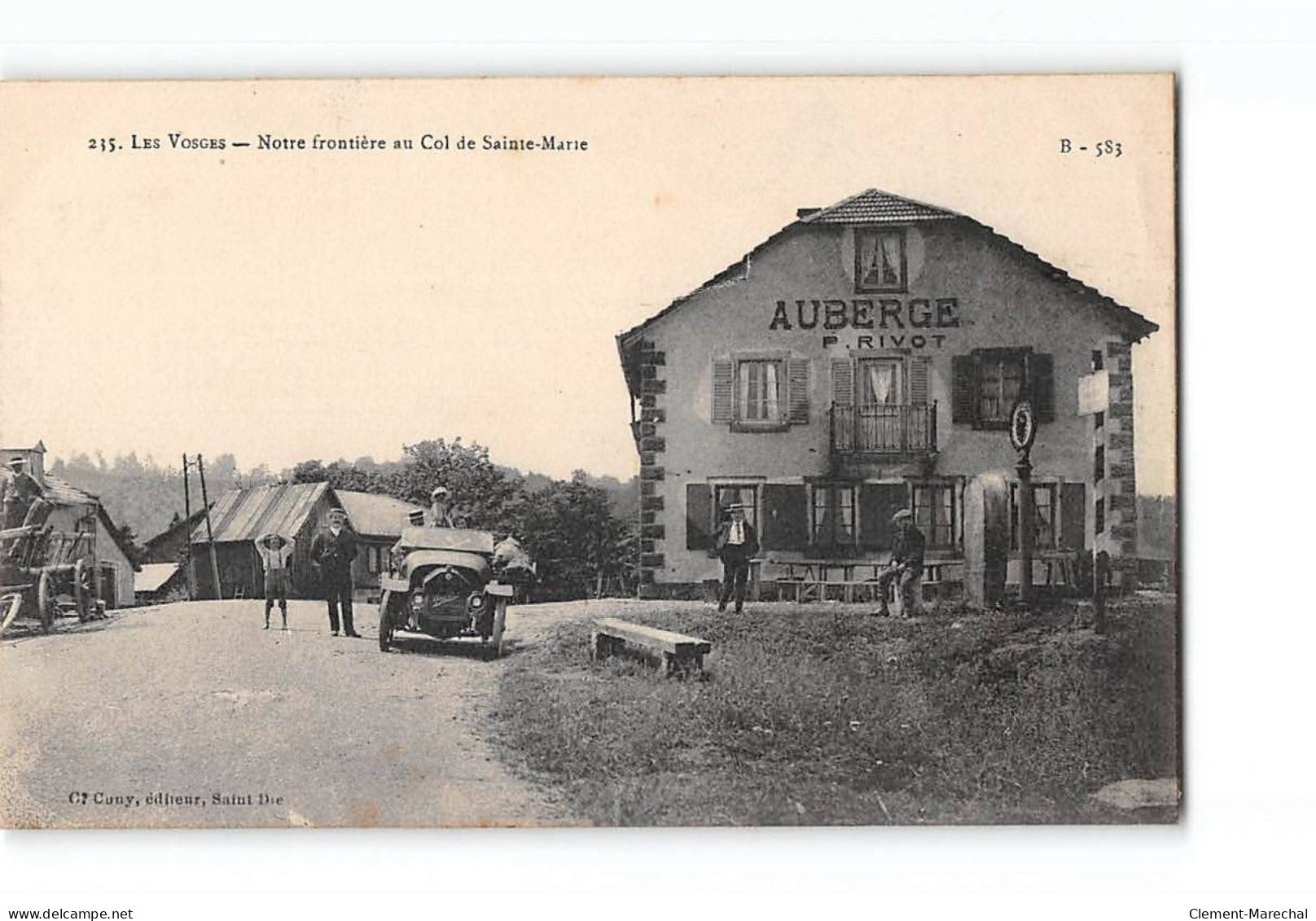 Les Vosges - Notre Frontière Au Col De Sainte Marie - Très Bon état - Other & Unclassified