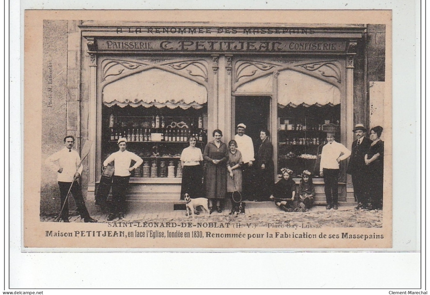 SAINT LEONARD DE NOBLAT : Pâtisserie PETITJEAN - Très Bon état - Saint Leonard De Noblat