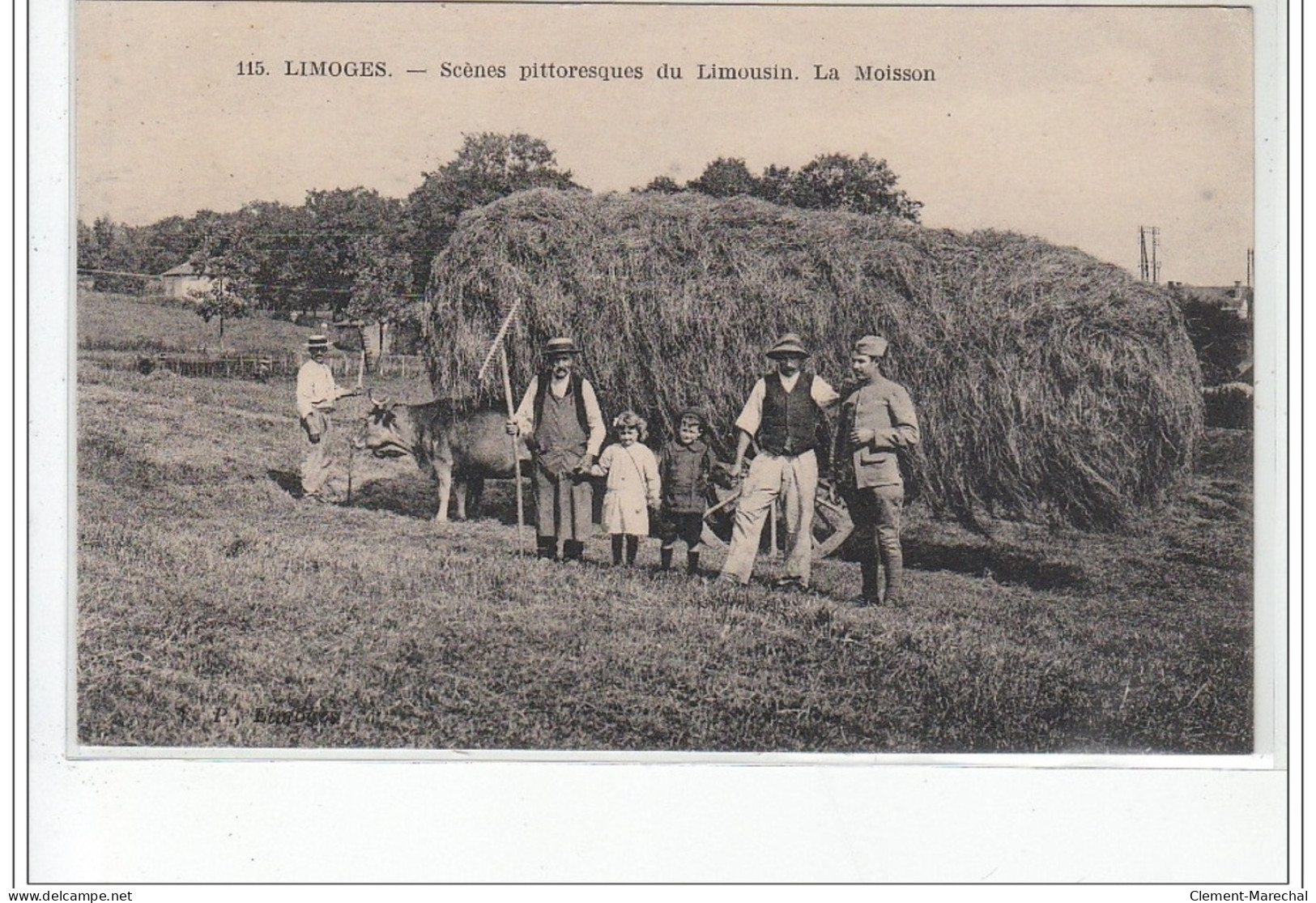 LIMOGES : La Moisson (agriculture) - Très Bon état - Limoges