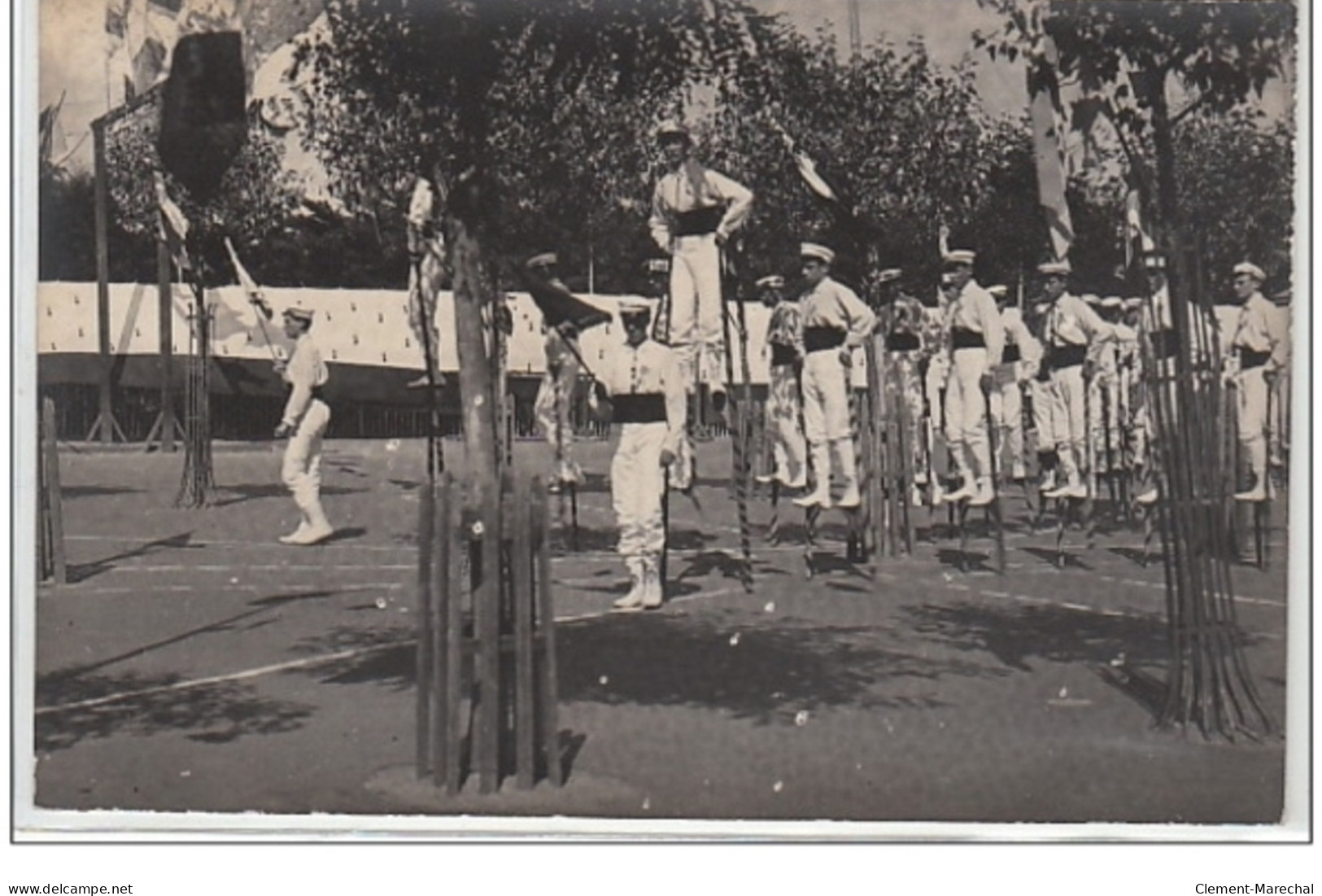 CASTELNAUDARY : Lot De 8 Cartes Photo """"fêtes De Gymnastique"""" Vers 1910 - Très Bon état - Other & Unclassified