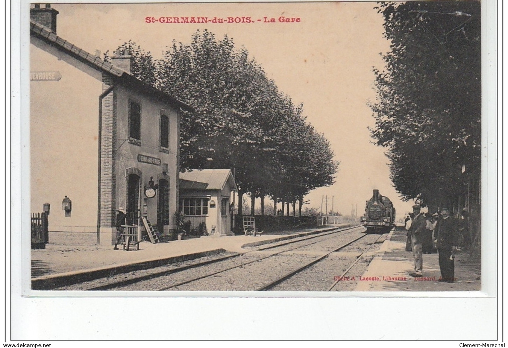 SAINT GERMAIN DES BOIS - La Gare - Très Bon état - Sonstige & Ohne Zuordnung