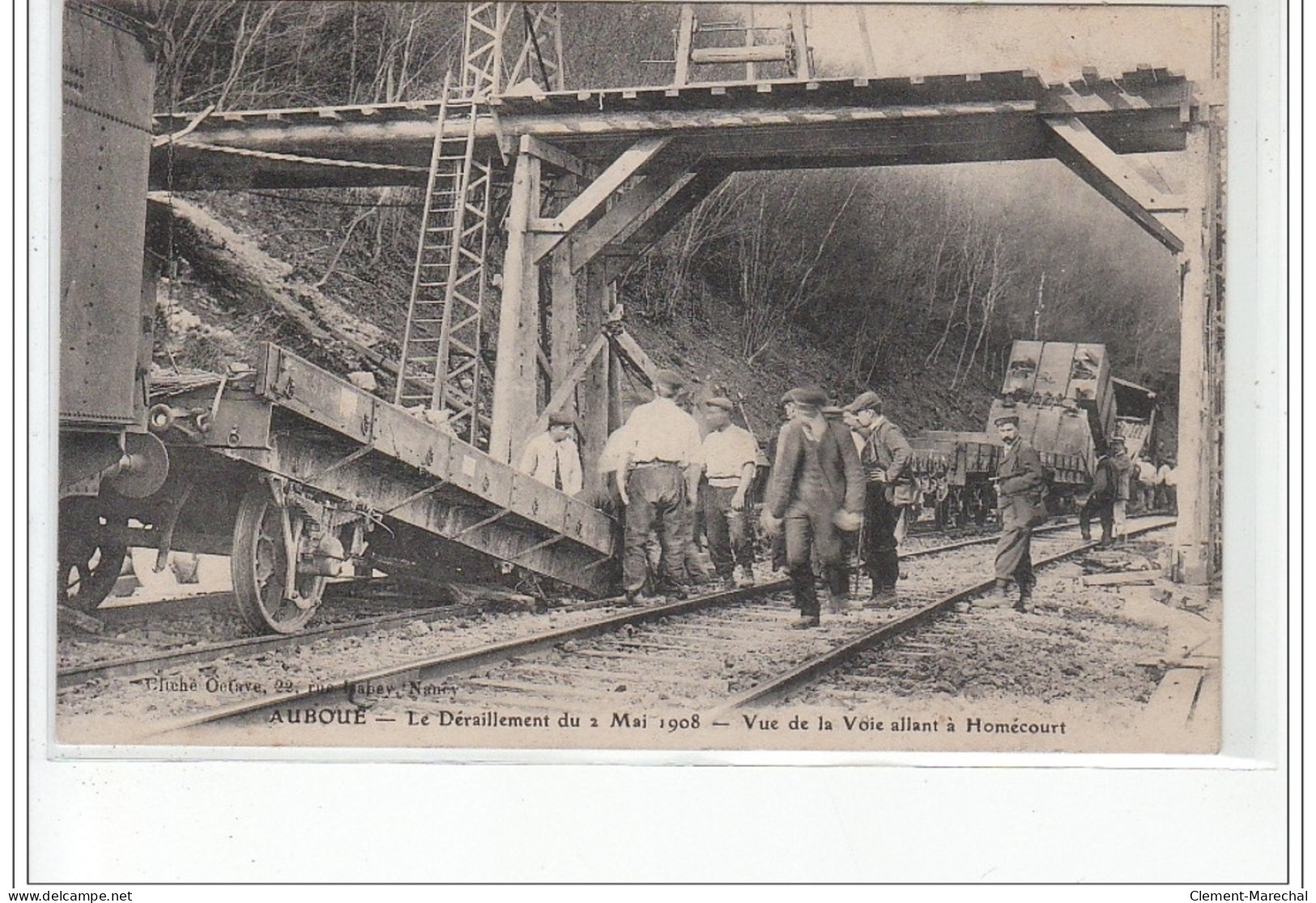 AUBOUE : Déraillement De Mai 1908 (chemin De Fer) - Très Bon état - Other & Unclassified