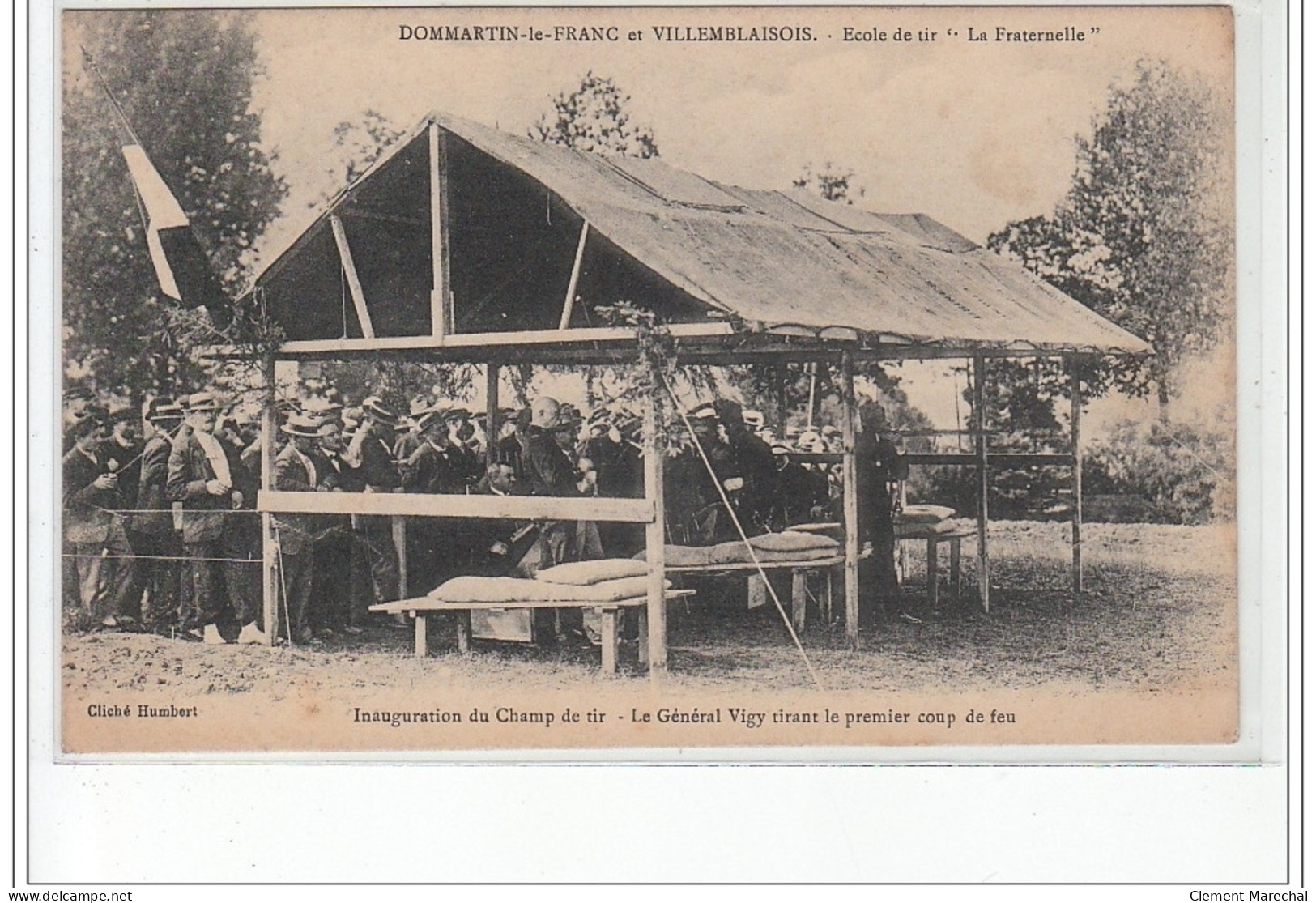 DOMMARTIN Le FRANC Et VILLEMBLAISON - école De Tir """"la Fraternelle""""- Très Bon état - Sonstige & Ohne Zuordnung