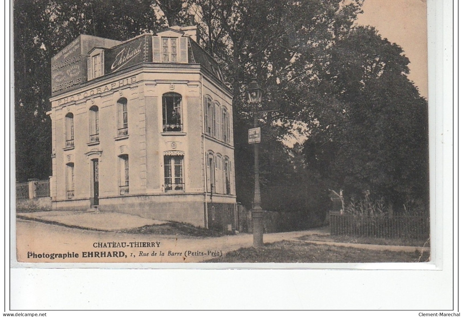 CHATEAU THIERRY : Photographie Erhard (autographe) - Bon état (petit Pli D'angle) - Chateau Thierry