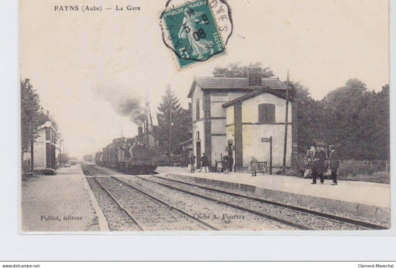 PAYNS : La Gare - Très Bon état - Sonstige & Ohne Zuordnung