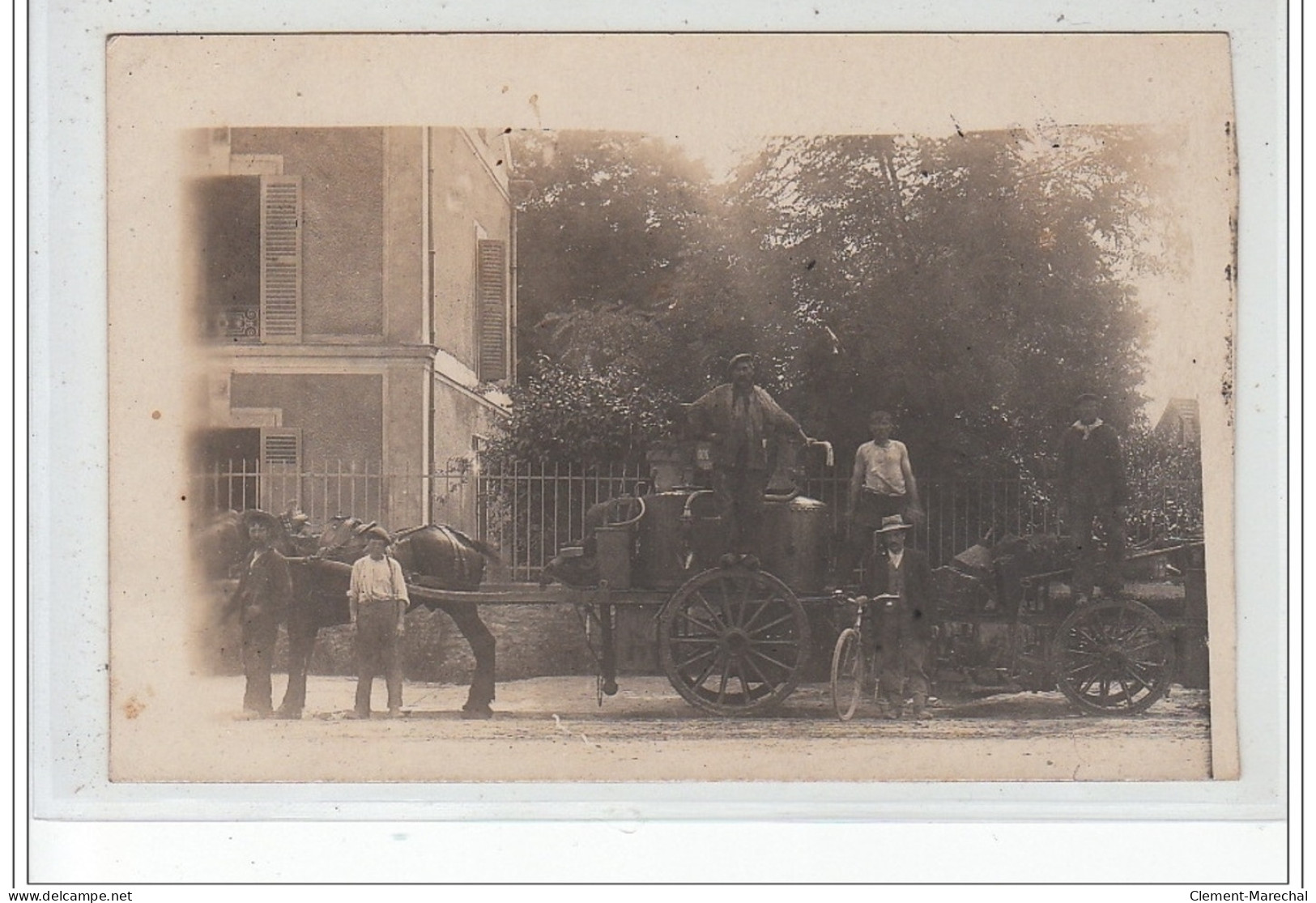 Carte Photo A Localiser : Engin Utilisé Pour Poser Le Bitume Et Terrassiers - Très Bon état - To Identify