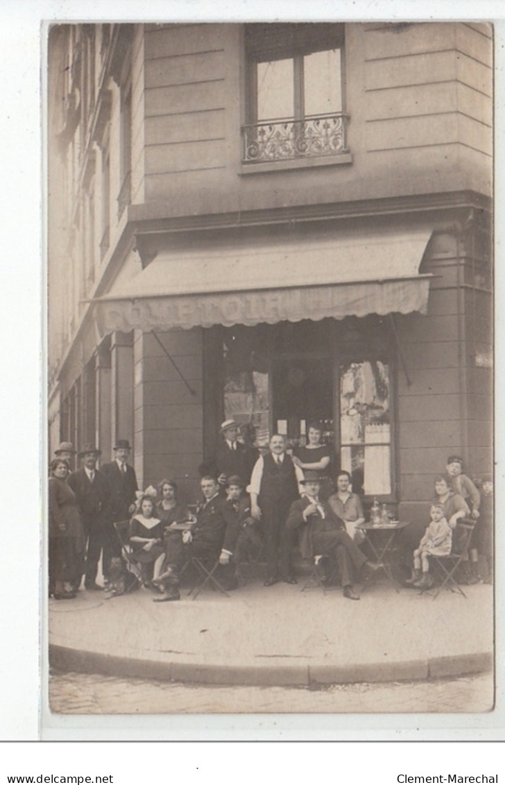 LYON : Carte Photo D'un Café Vers 1923 - Très Bon état - Sonstige & Ohne Zuordnung